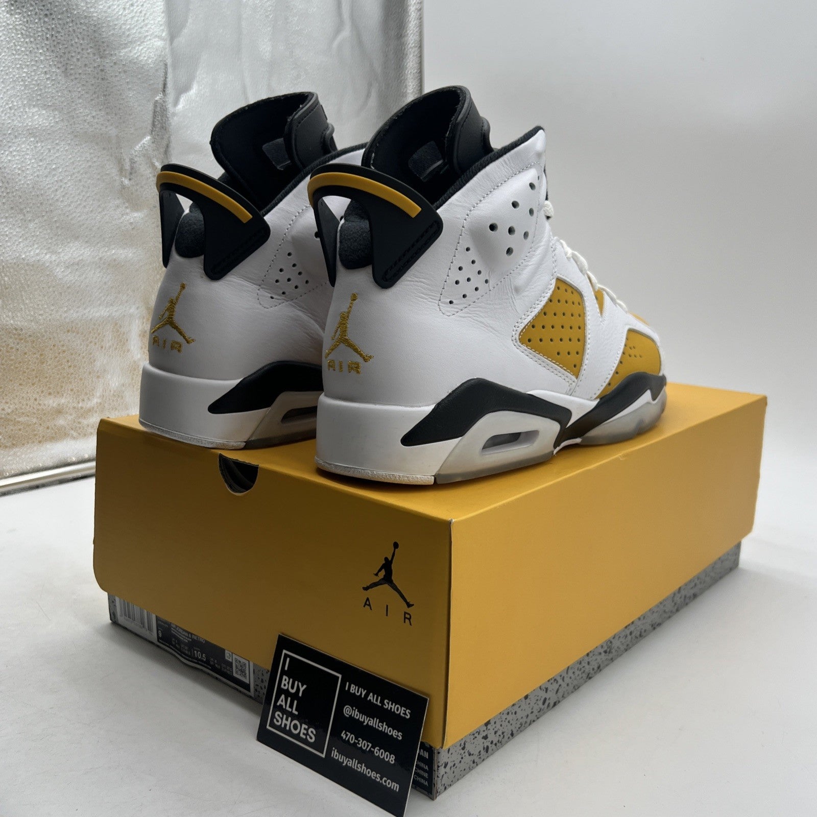 Size 9 - Air Jordan 6 Retro Yellow Ochre (CT8529-170)