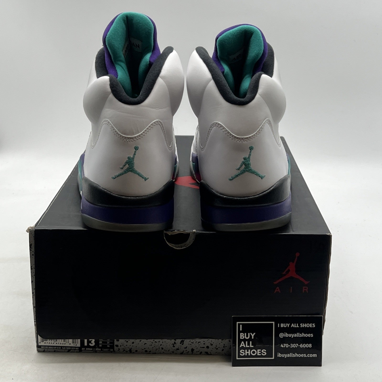 Size 13 - Air Jordan 5 Retro Grape 2013 (136027-108)