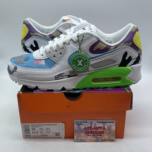 Size 10 - Nike Ruohan Wang x Air Max 90 Flyleather Multicolor (CZ3992-900)