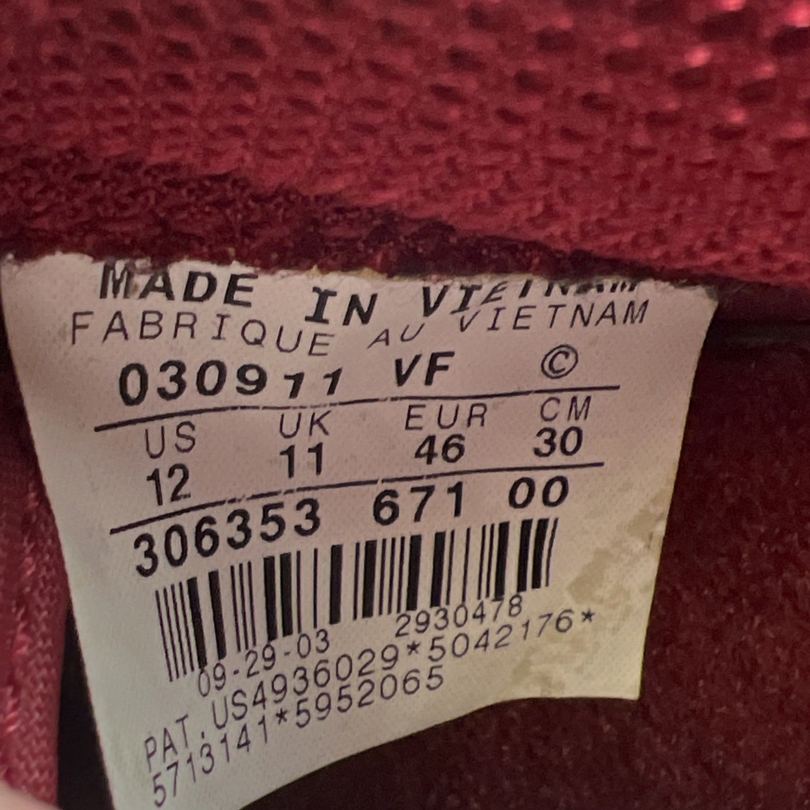 Size 12 - Nike Air Force 1 Low LeBron James (306353-671)