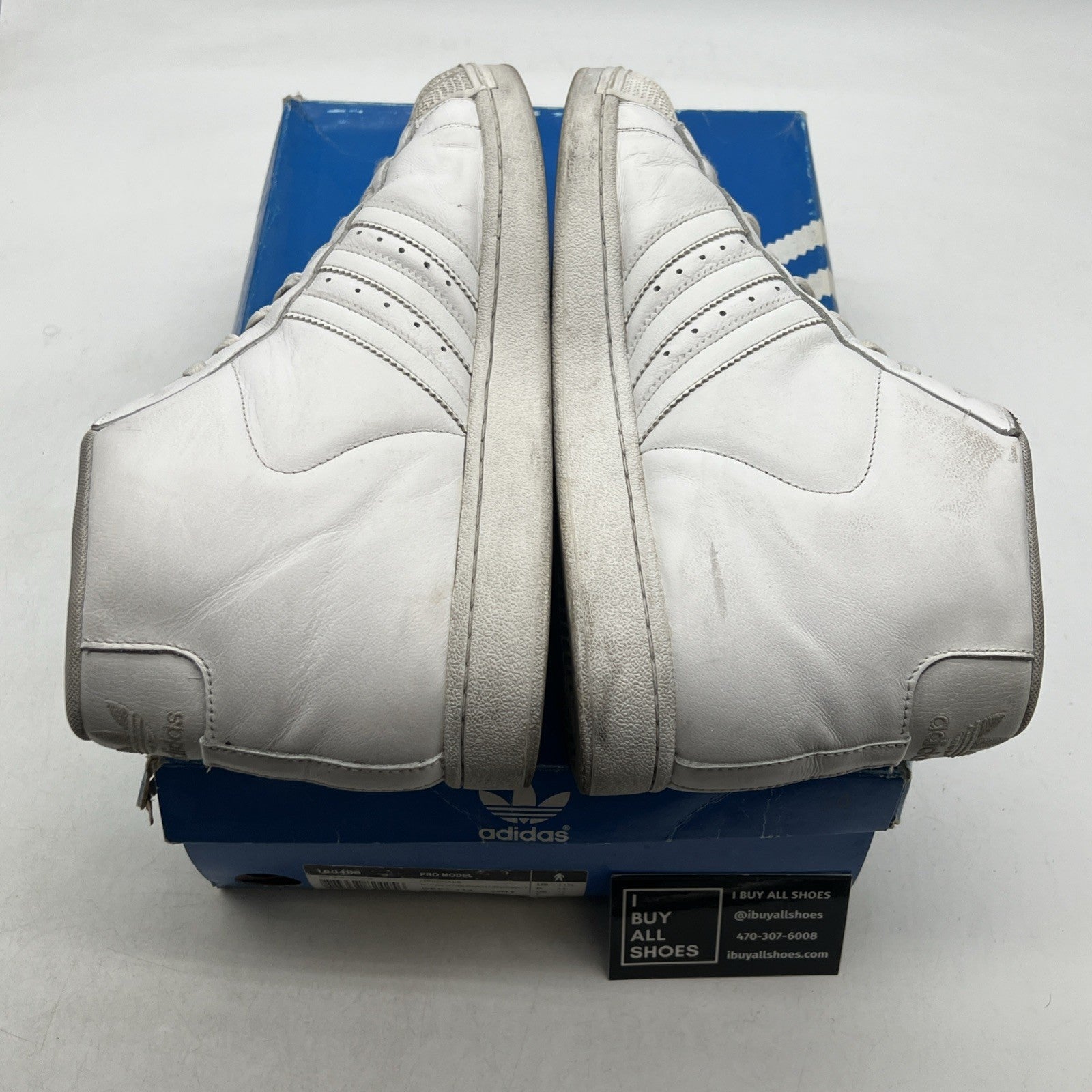 Size 11.5 - Adidas Originals Pro Model Triple White (160486)