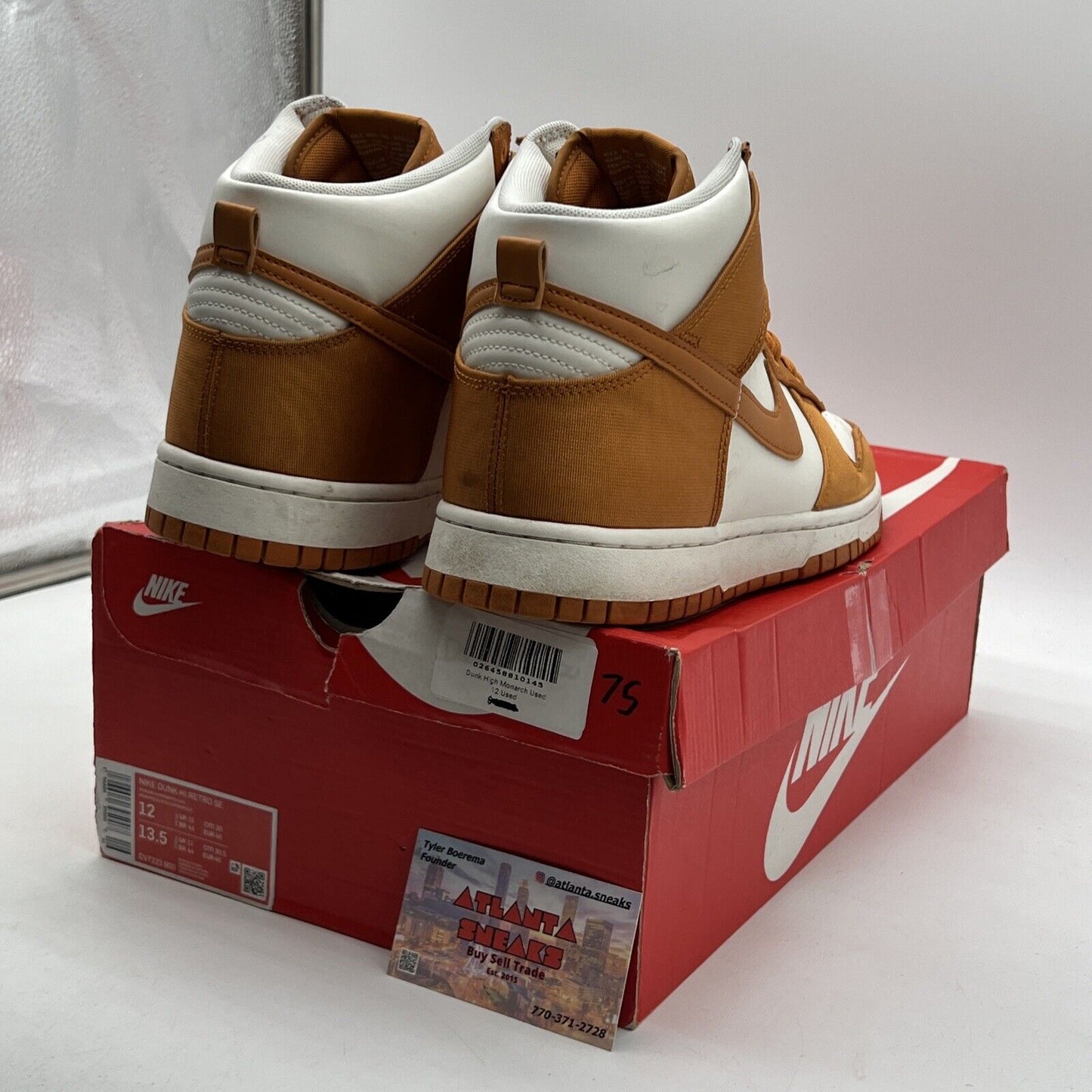 Size 12 - Nike Dunk High Monarch Canvas (DV7223-800)