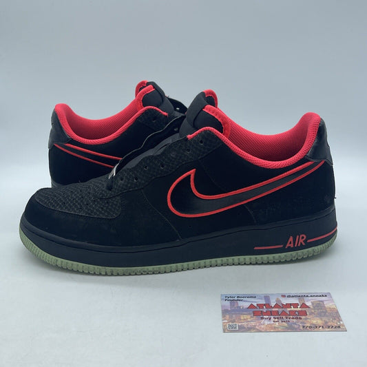 Size 11 - Nike Air Force 1 Yeezy Pink Black Suede (488298-048)