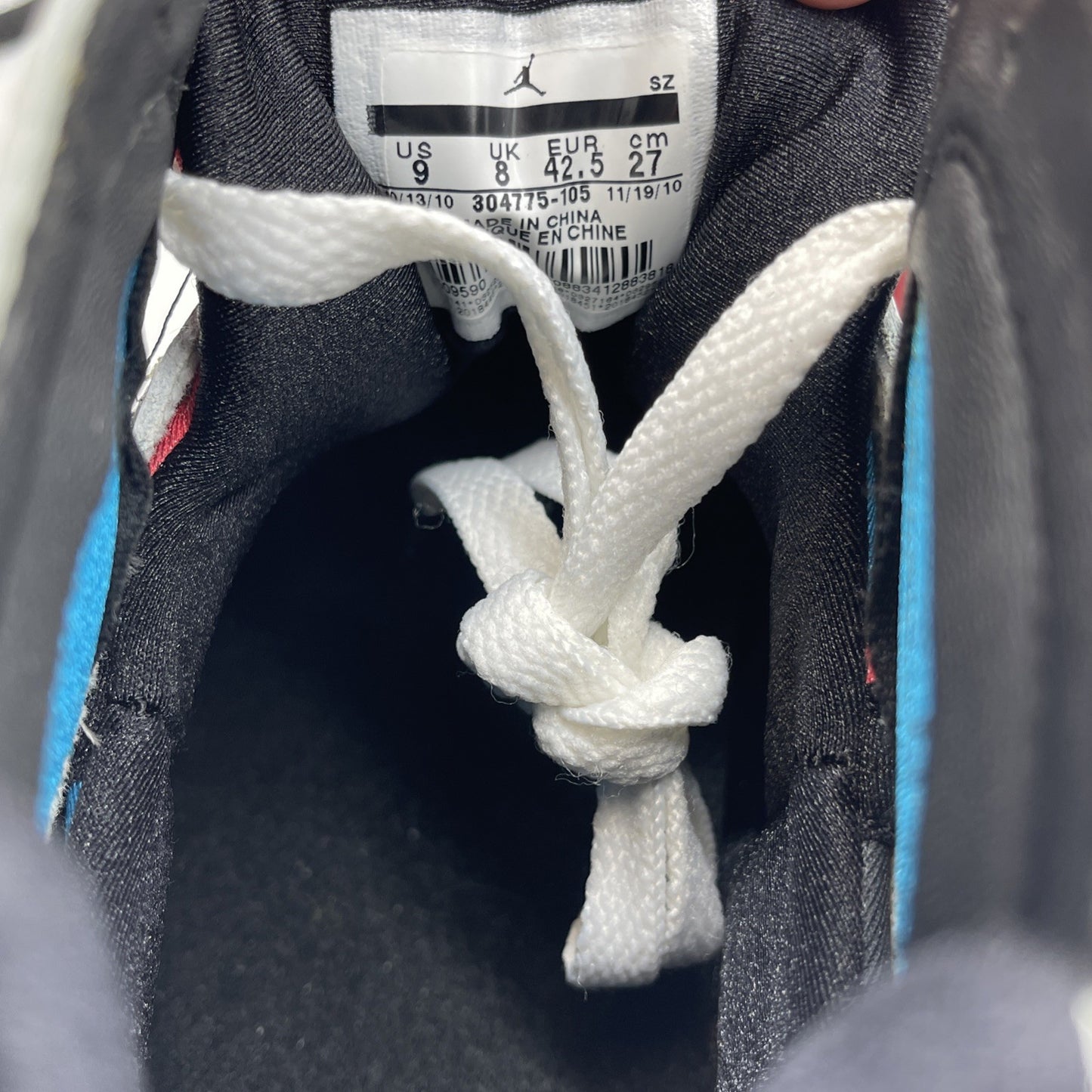 Size 9 - Air Jordan 7 Retro Orion White Black Suede (304775-105)