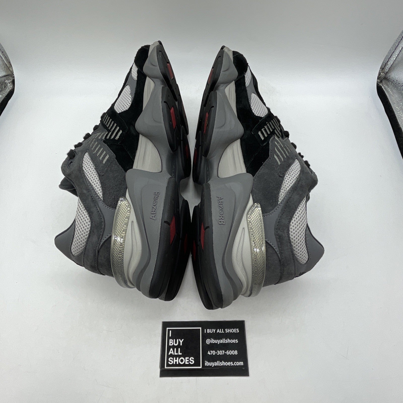 Size 10 - New Balance 9060 Black Castlerock (U9060BLK)
