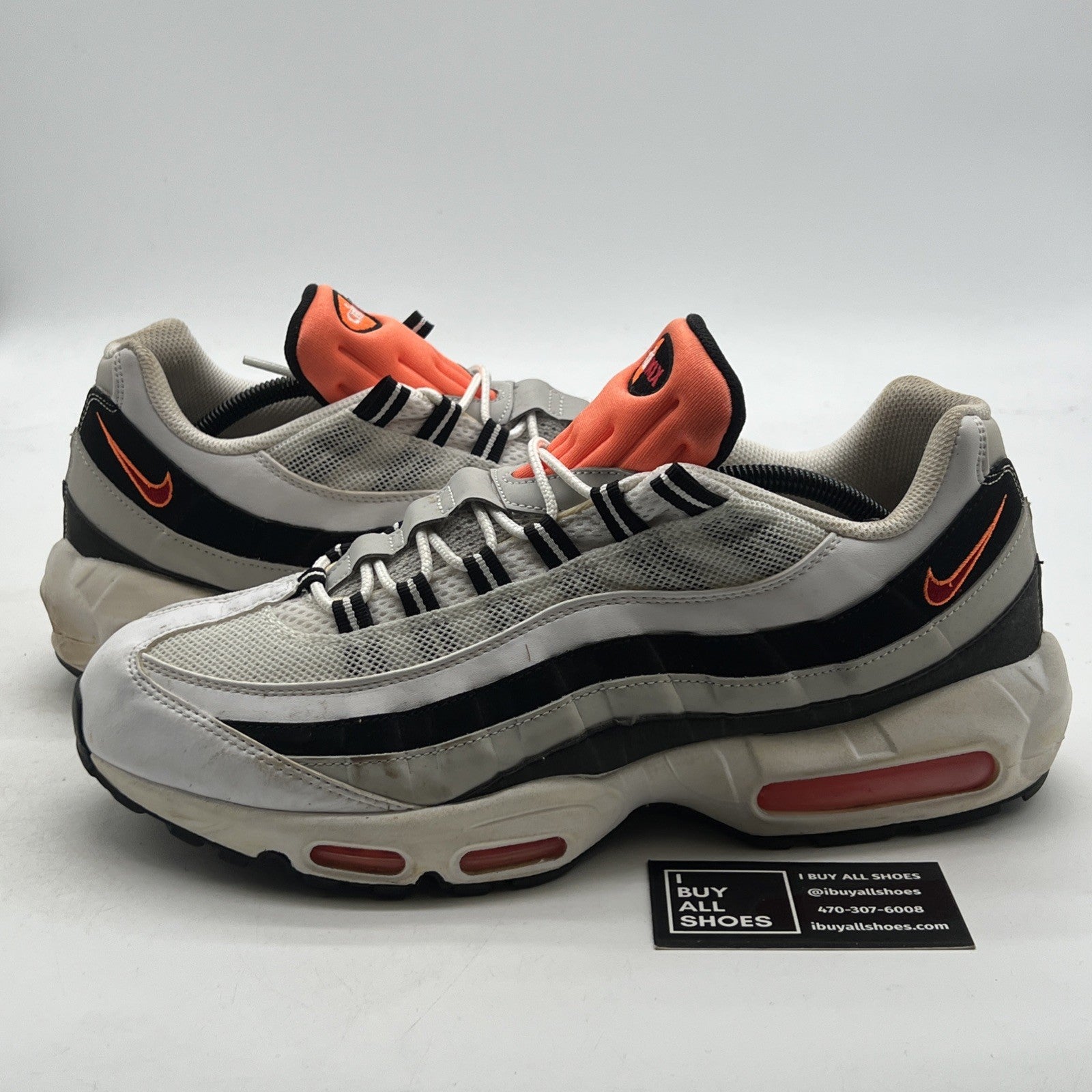 Size 13 - Nike Air Max 95 Grey Hyper Crimson (609048-086)