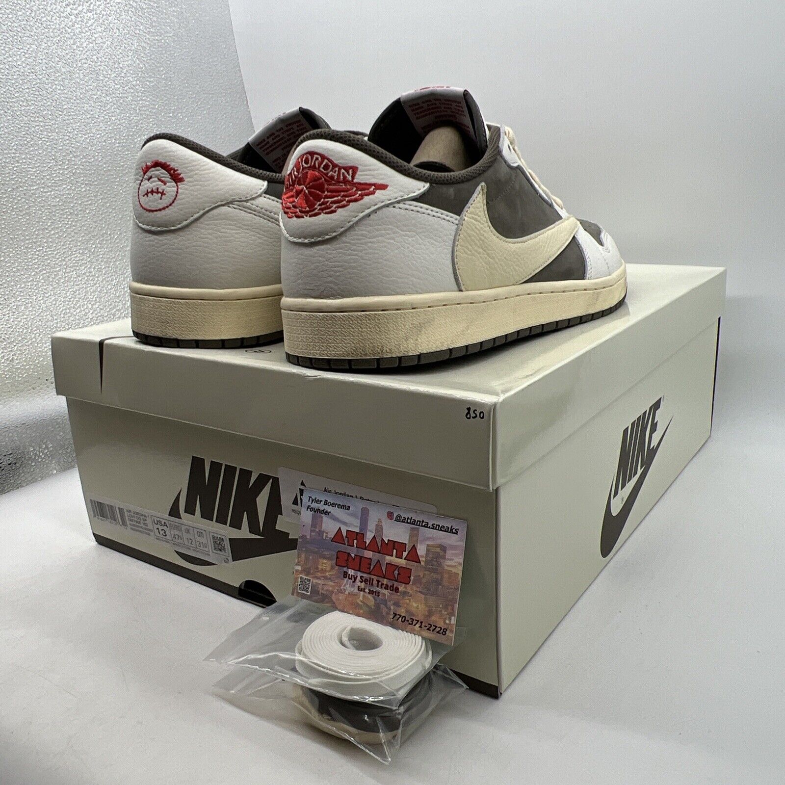 Size 13 - Jordan 1 Low OG x Travis Scott Reverse Mocha White (DM7866-162)