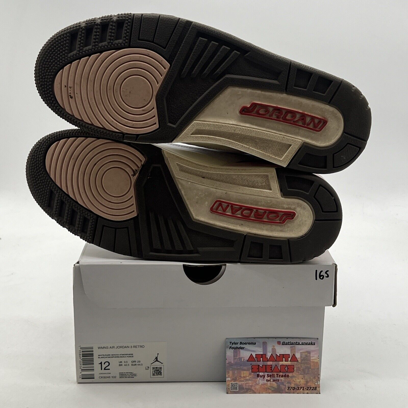 Size 12W - Air Jordan 3 Retro Neapolitan Mocha Pink White Brown (CK9246-102)