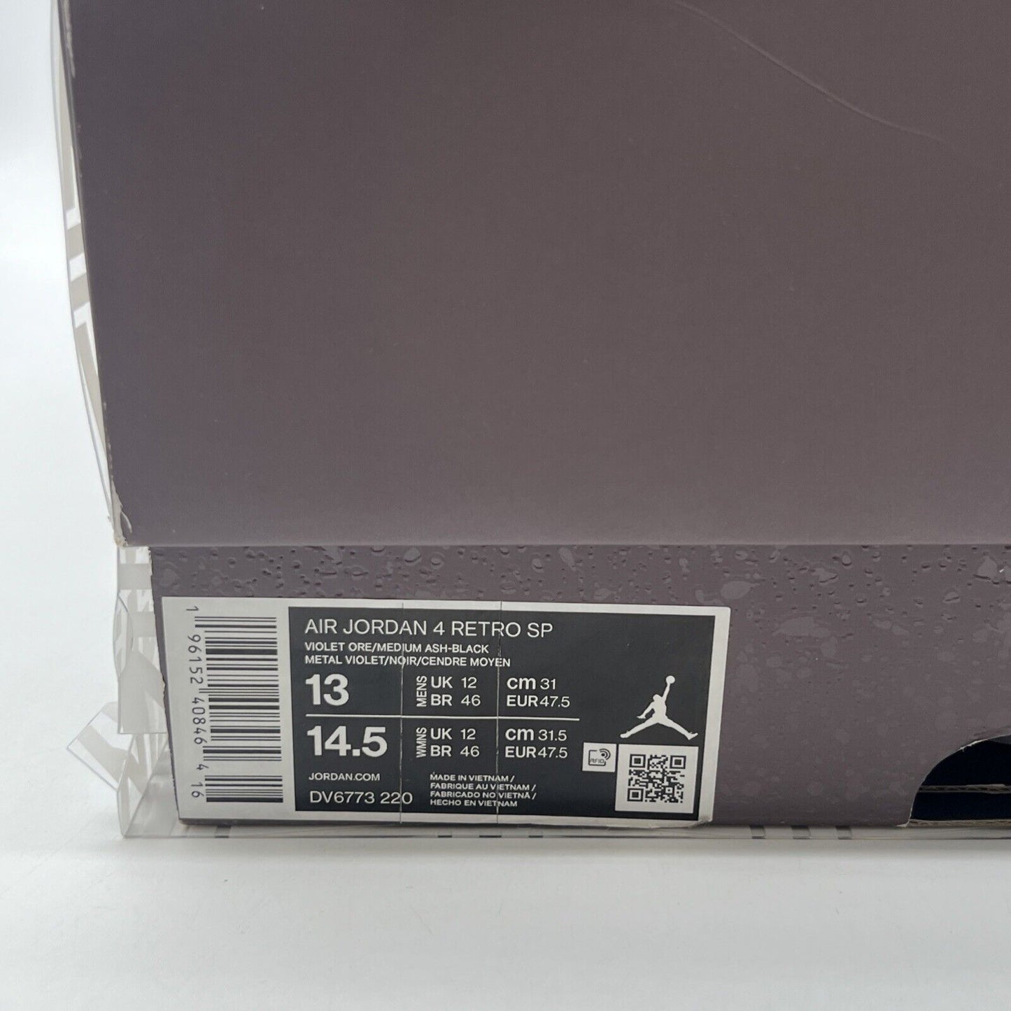 Size 13 - Air Jordan 4 Retro x A Ma Maniere Mid Violet Ore (DV6773-220)