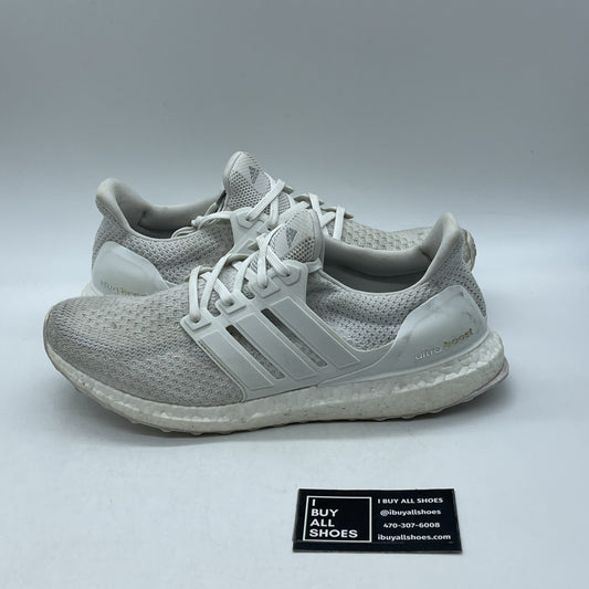 Size 10.5 - adidas UltraBoost Athletic White Flyknit (AQ5929)