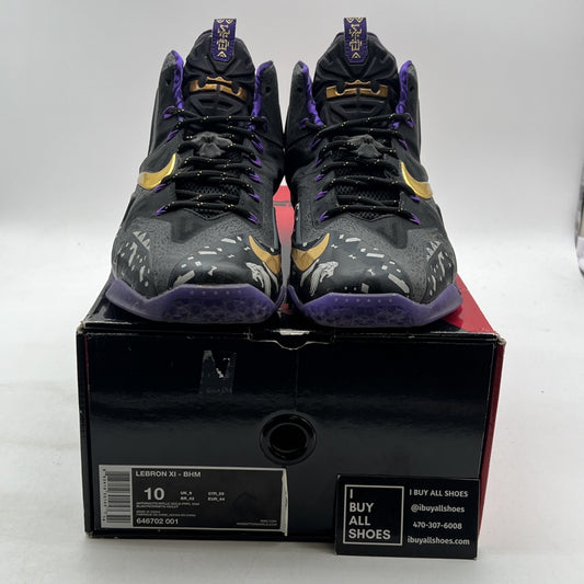 Size 10 - Nike LeBron 11 BHM - (646702-001)