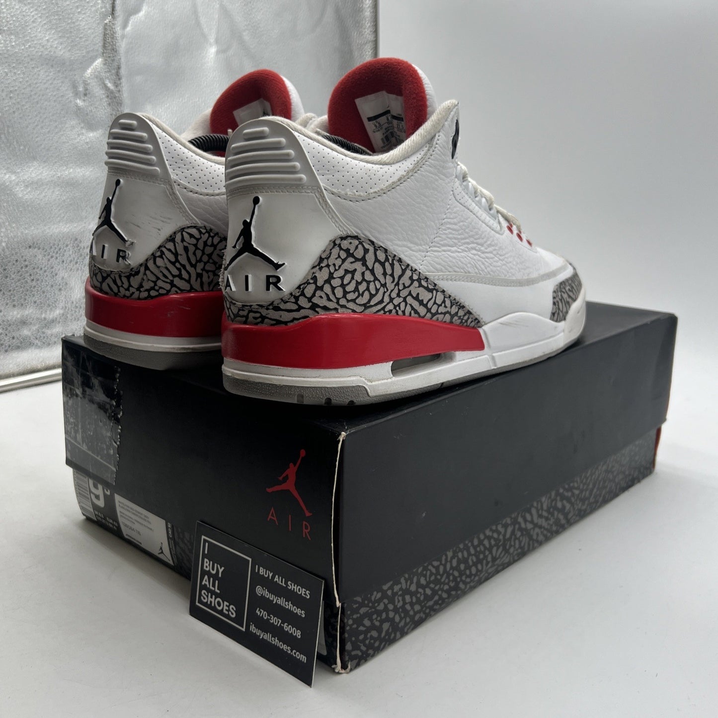 Size 9.5 - Air Jordan 3 Retro Hall of Fame 2018 (136064-116)