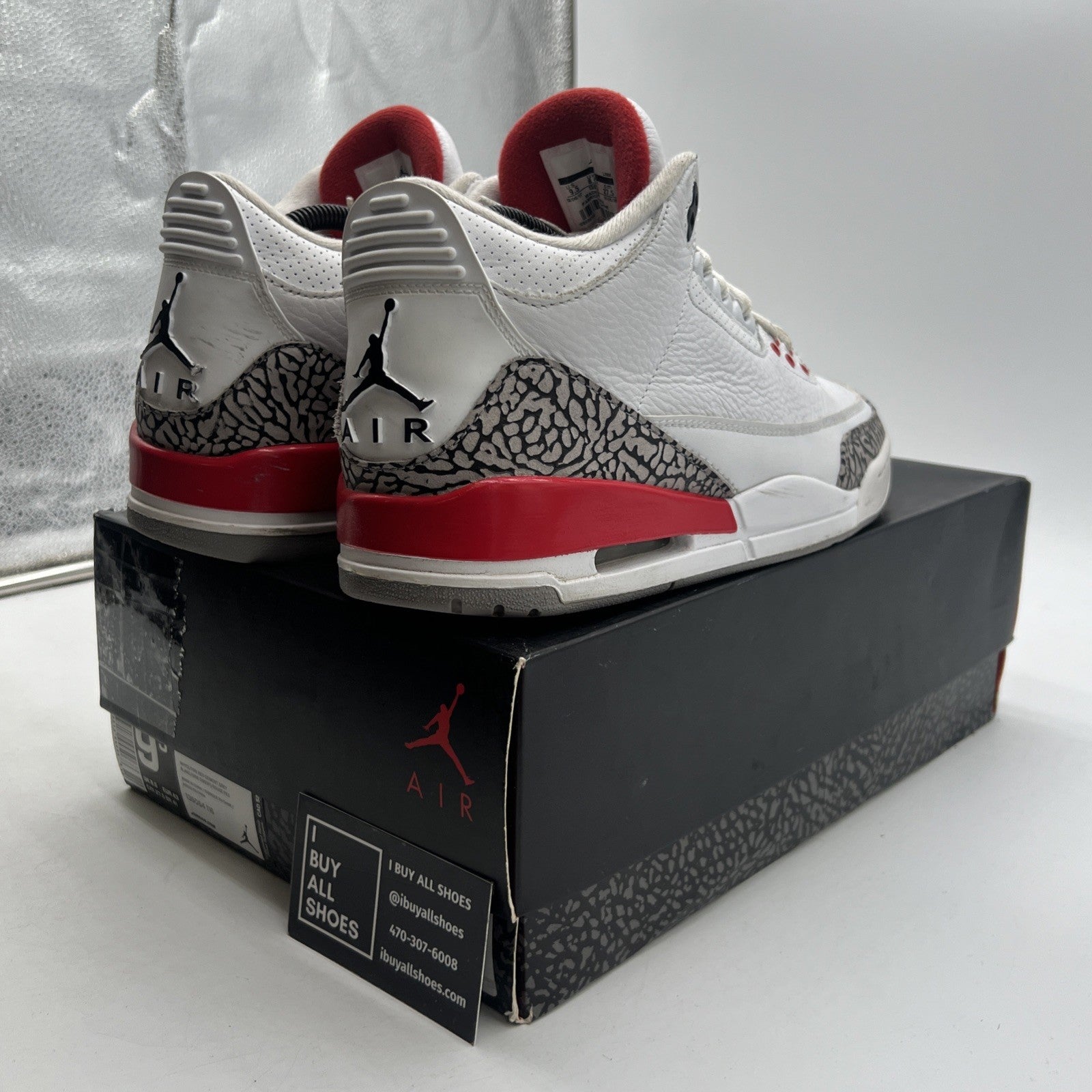 Size 9.5 - Air Jordan 3 Retro Hall of Fame 2018 (136064-116)