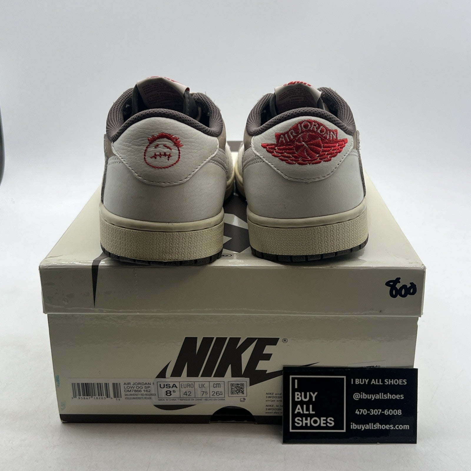Size 8.5 - Air Jordan 1 Low OG x Travis Scott Reverse Mocha (DM7866-162)