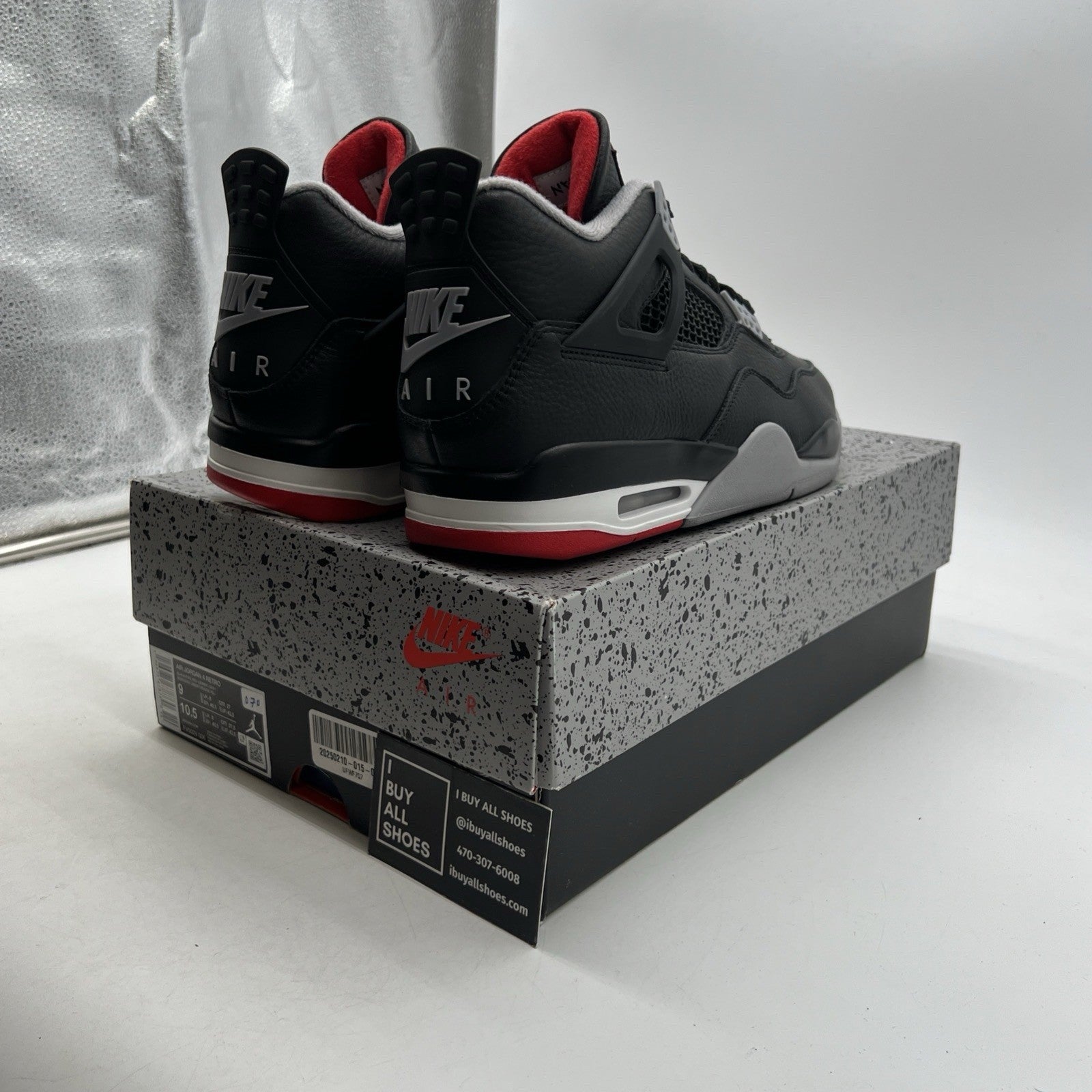 Size 9 - Air Jordan 4 Retro Bred Reimagined (FV5029-006)