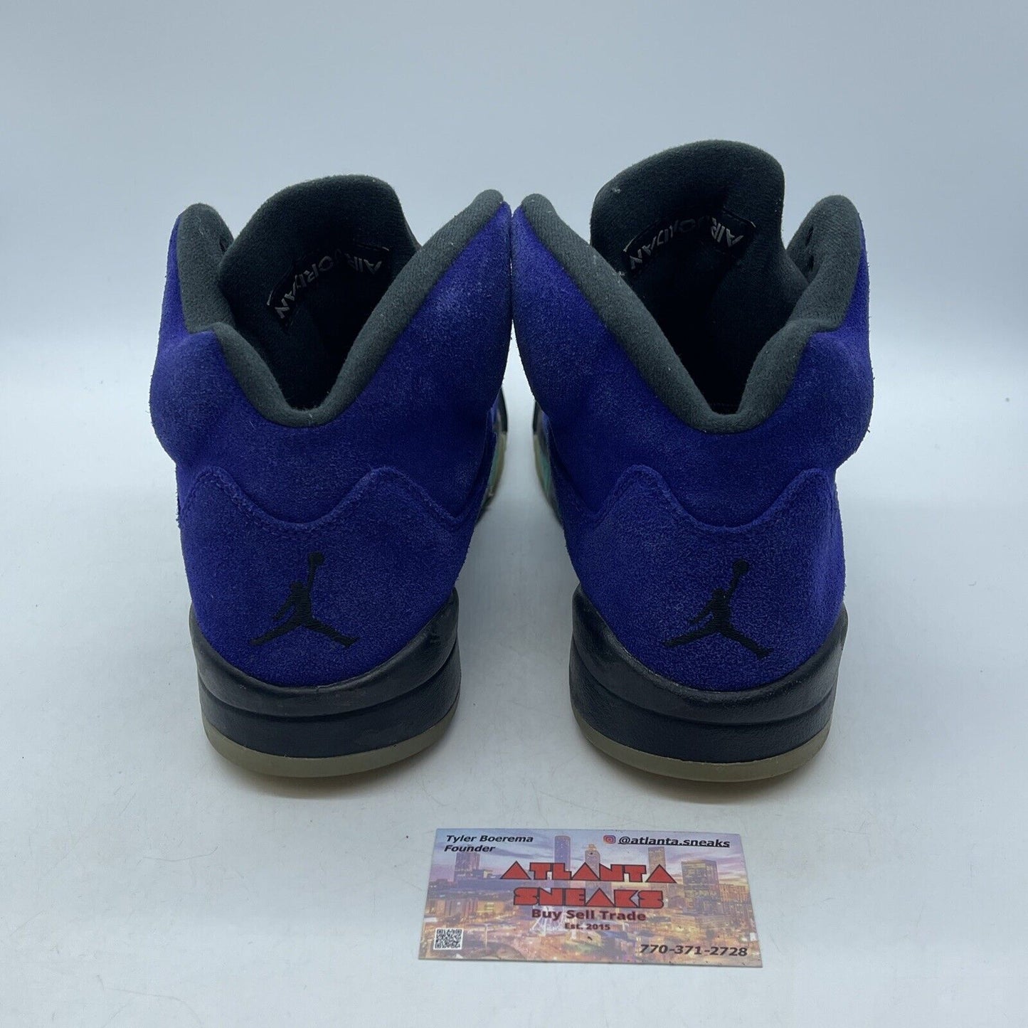 Size 10 - Jordan 5 Retro Alternate Grape Purple Black Blue Suede (136027-500)