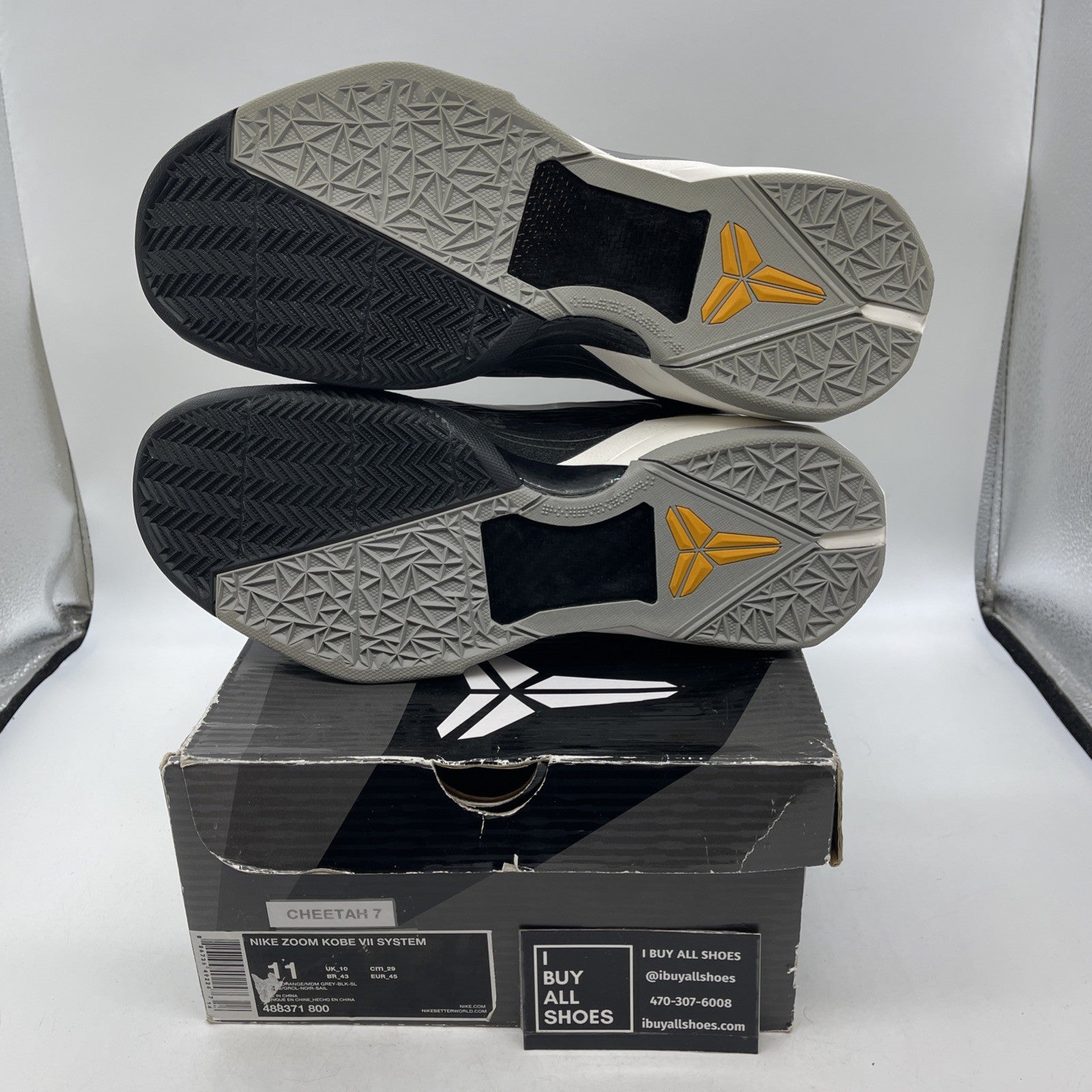 Size 11 - Nike Zoom Kobe 7 System Cheetah (488371-800)
