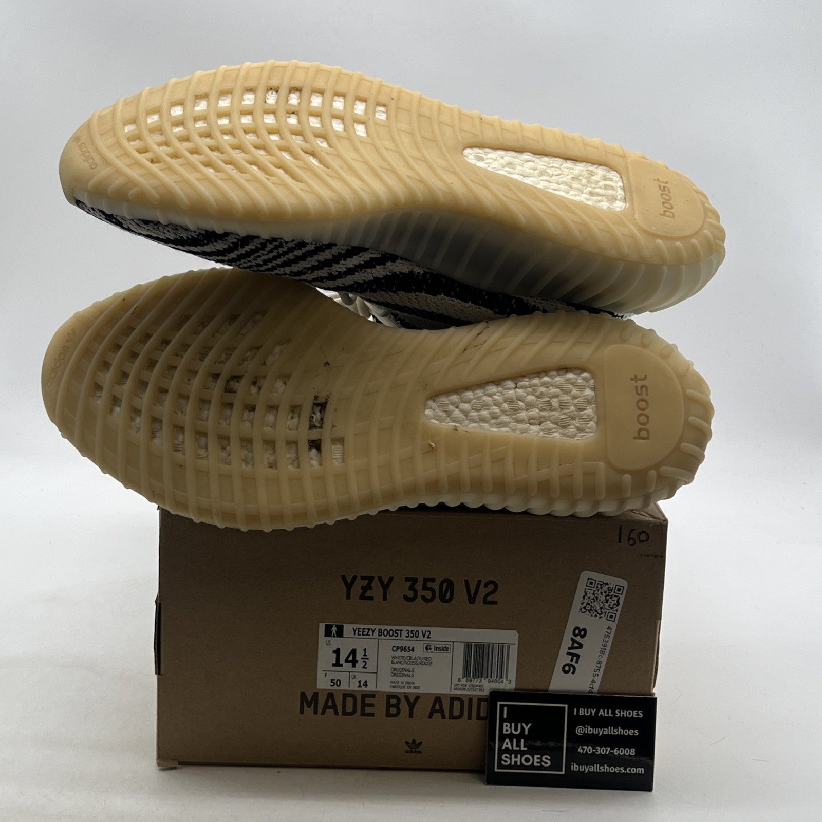 Size 14.5 - adidas Yeezy Boost 350 V2 Low Zebra (CP9654)