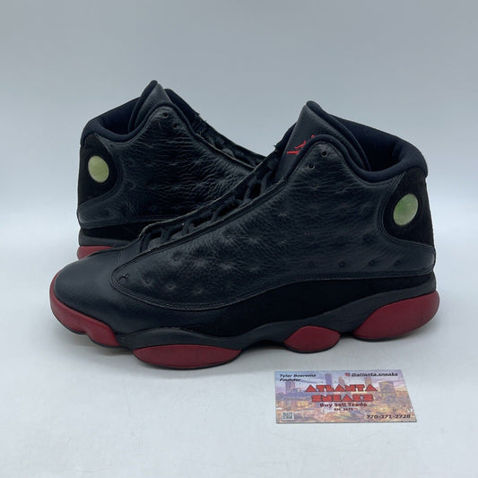 Size 11 - Air Jordan 13 Retro Dirty Bred Red Black Leather Suede (414571-003)