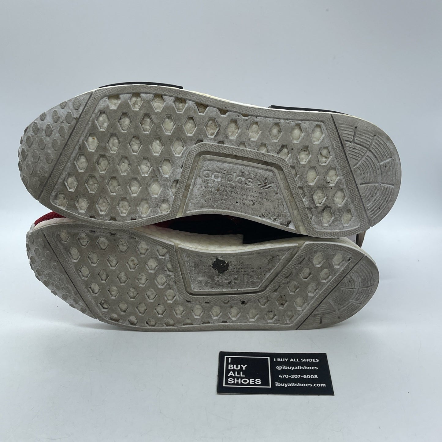 Size 9 - adidas Pharrell x NMD Human Race Red White Suede (BB0616)
