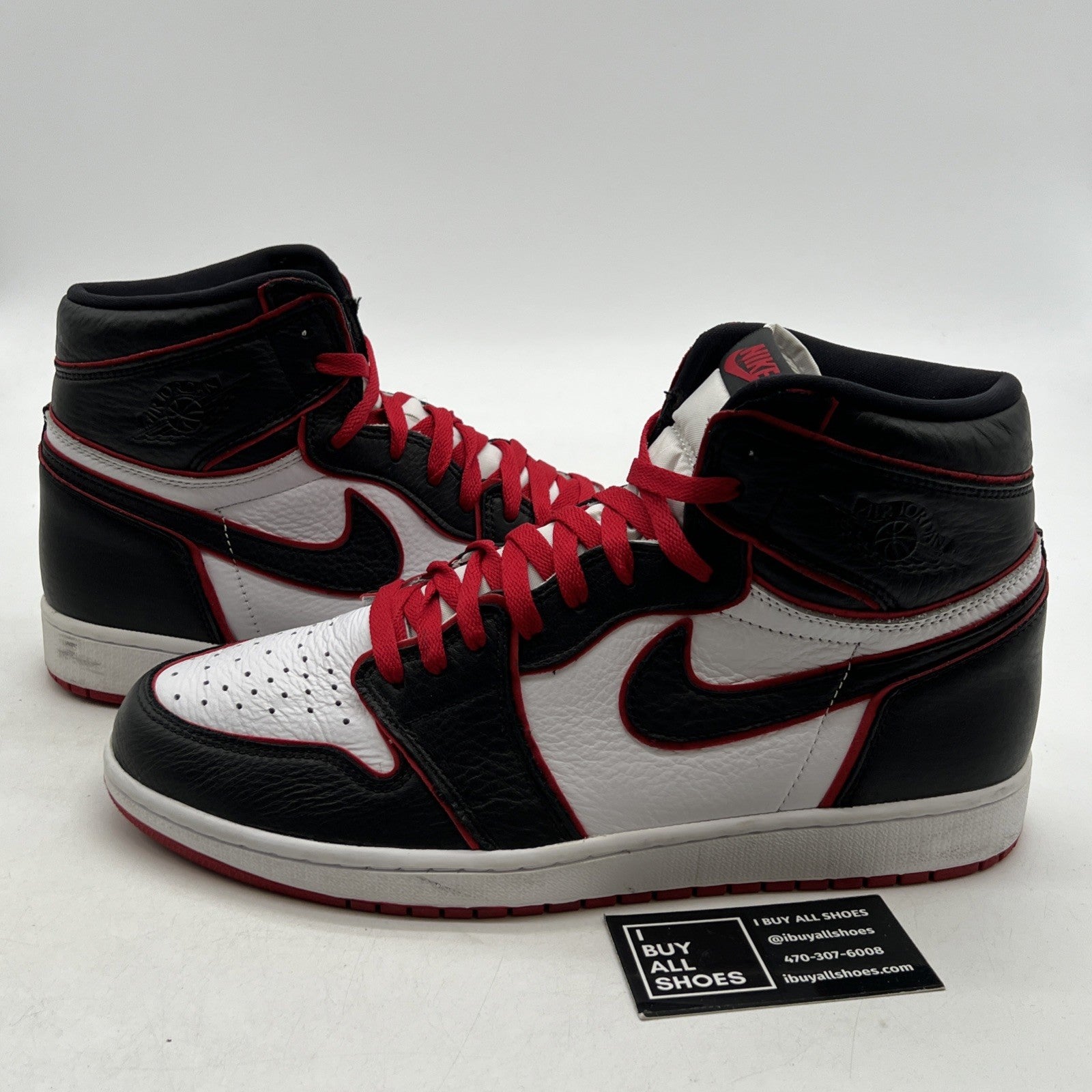 Size 12 - Air Jordan 1 Retro High OG Bloodline 2019 (555088-062)