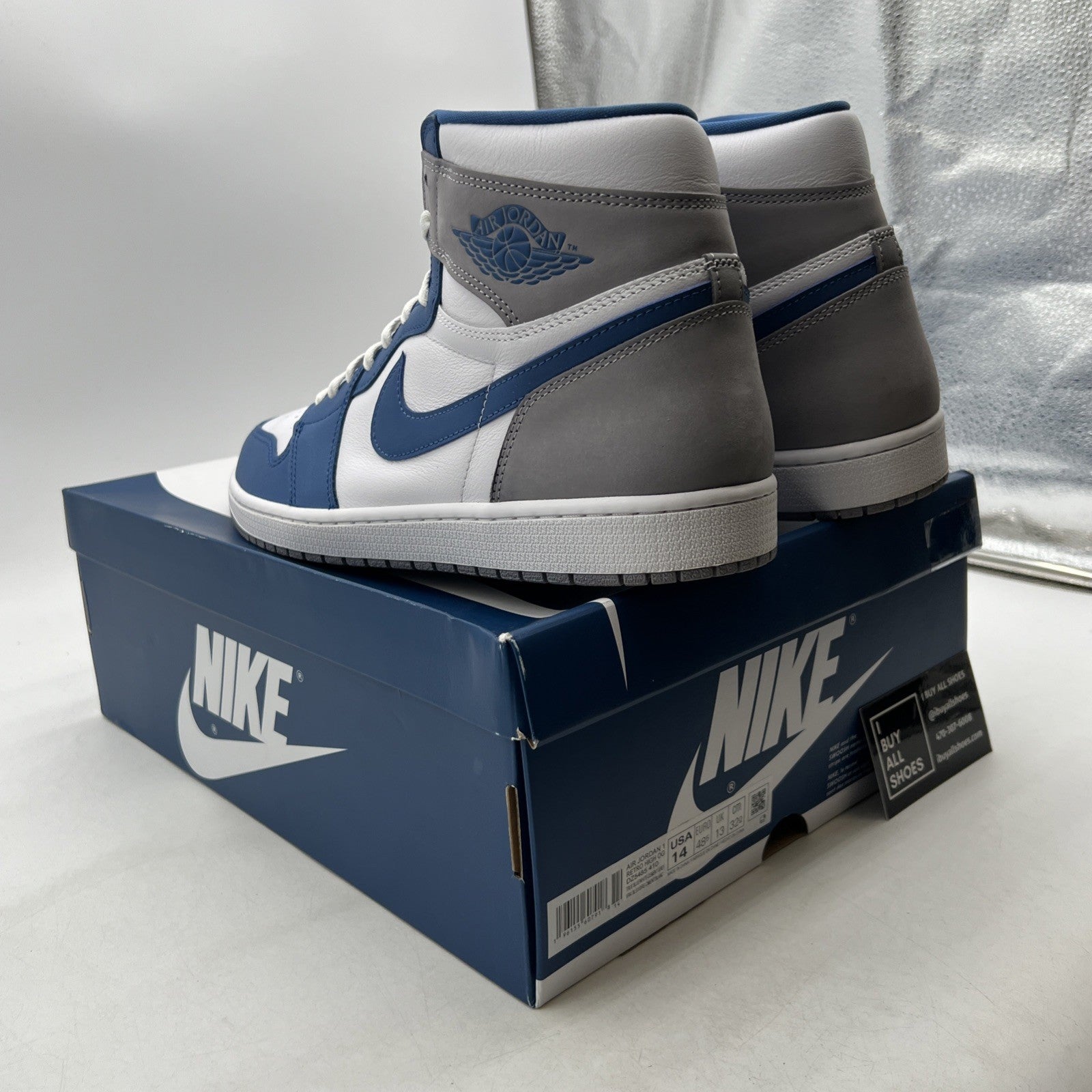 Size 14 - Air Jordan 1 Retro OG High True Blue (DZ5485-410)
