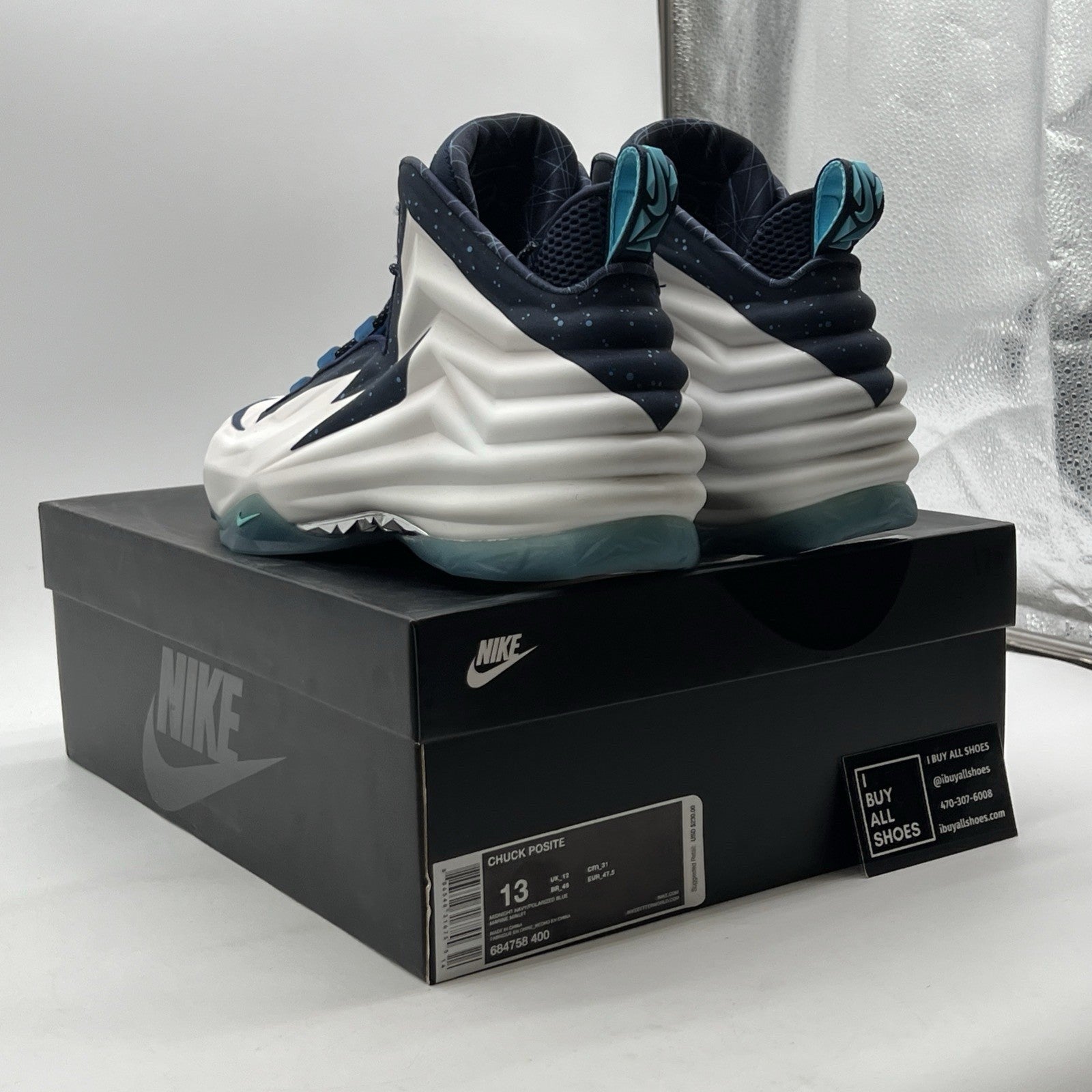 Size 13 - Nike Chuck Posite Midnight Navy (684758-400)