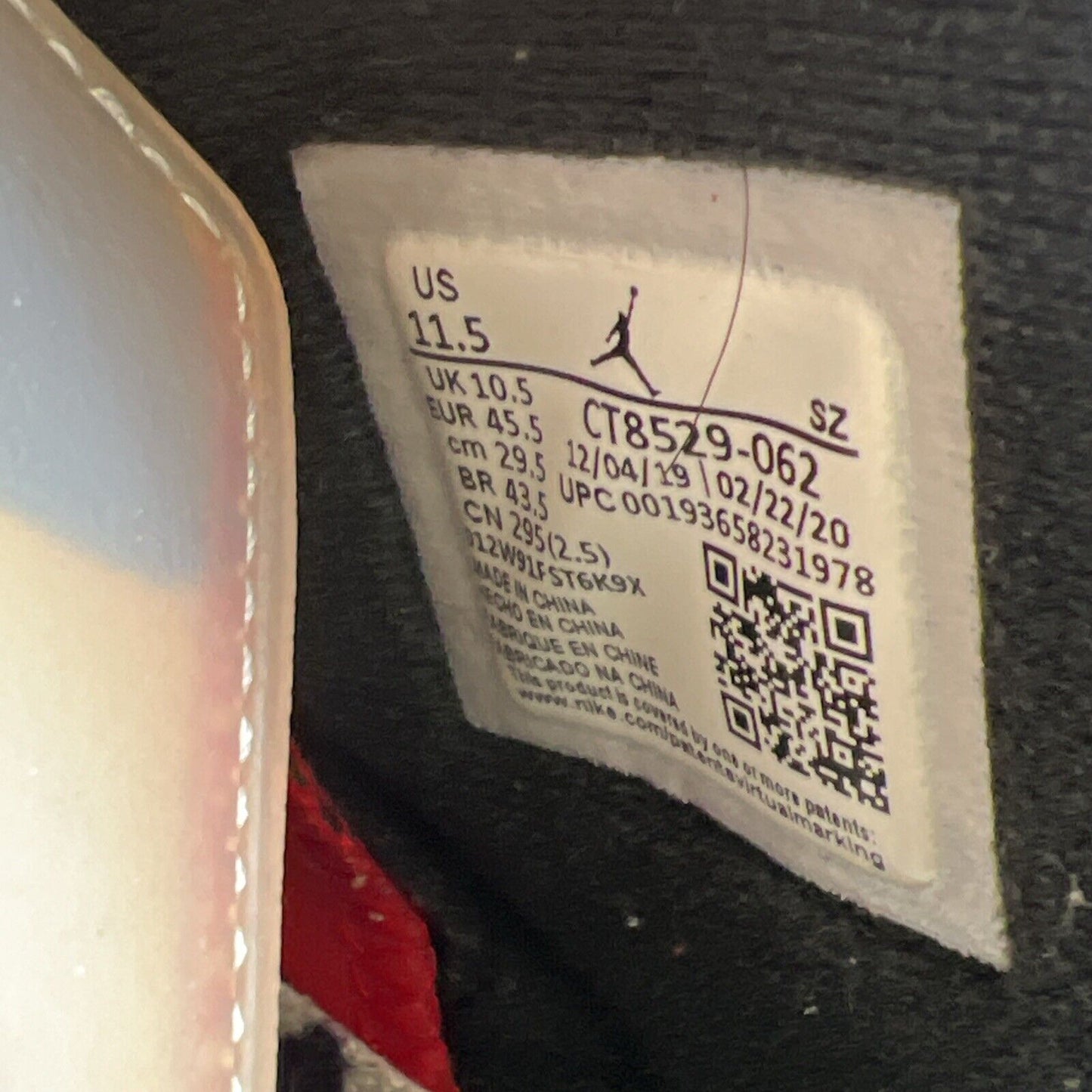 Size 11.5 - Air Jordan 6 Retro Hare (CT8529-062)