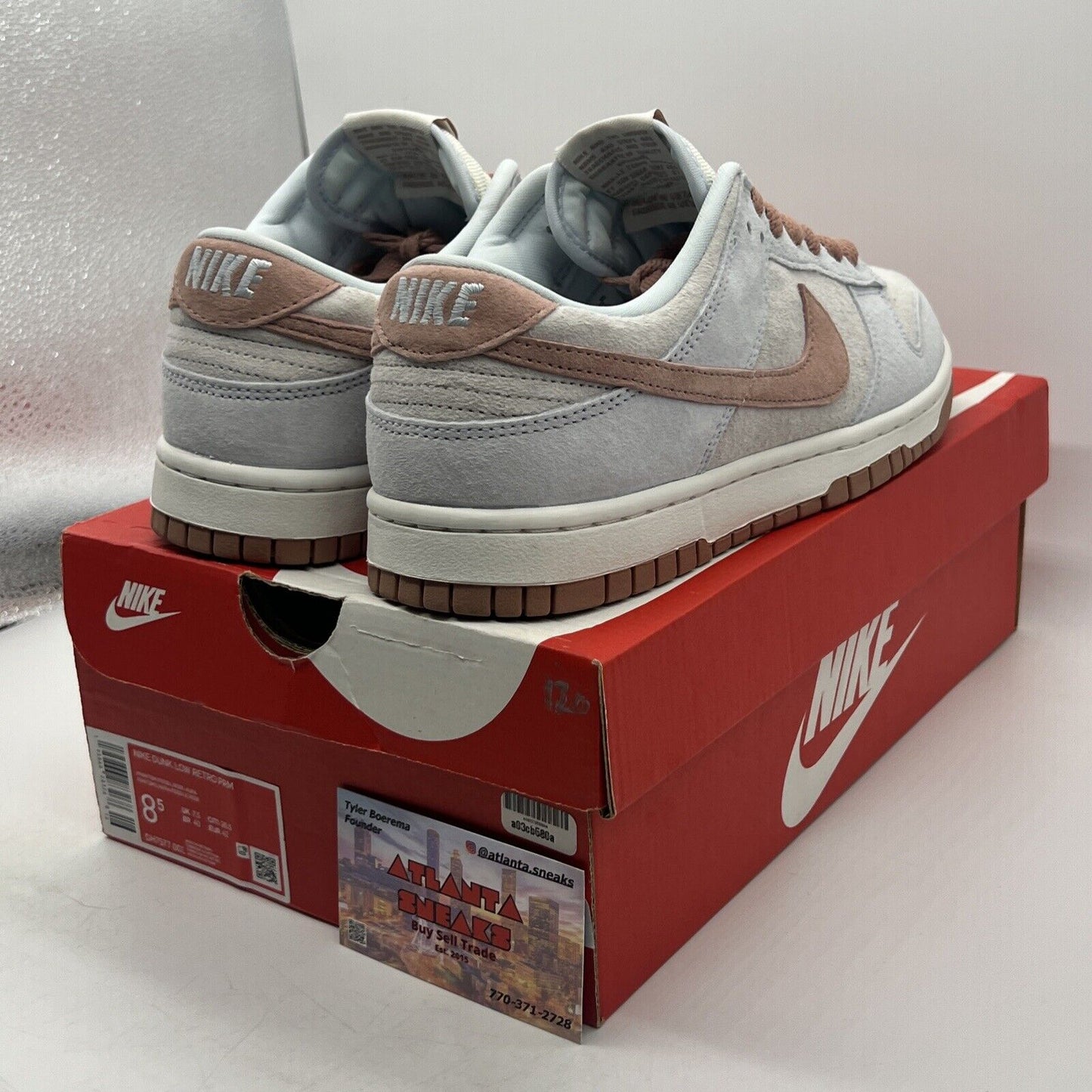 Size 8.5 - Nike Dunk Premium Low Fossil Rose Suede (DH7577-001)