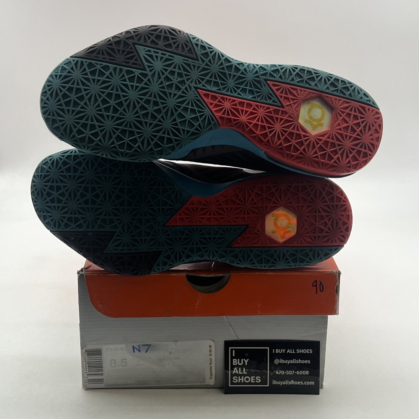 Size 8.5 - Nike KD 6 N7 - (626368-466)
