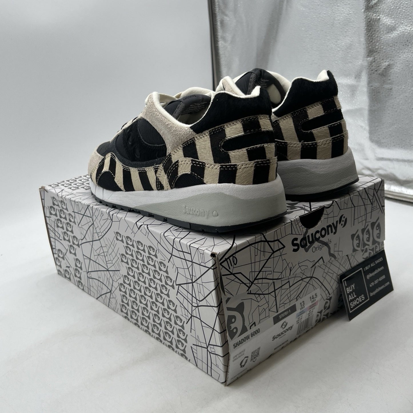 Size 13 - Saucony Shadow 6000 Good Manner Raccoon (S70781-1)