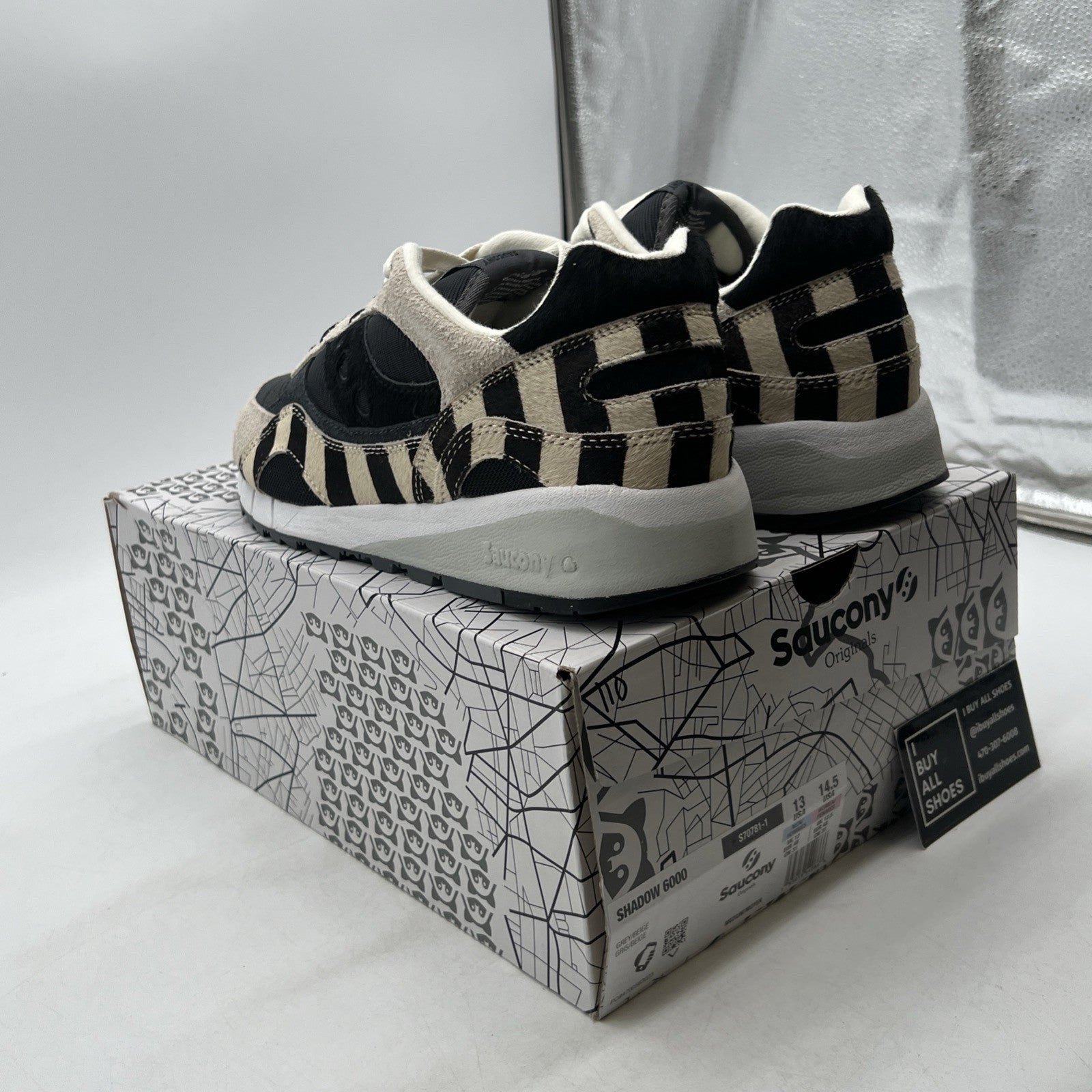 Size 13 - Saucony Shadow 6000 Good Manner Raccoon (S70781-1)
