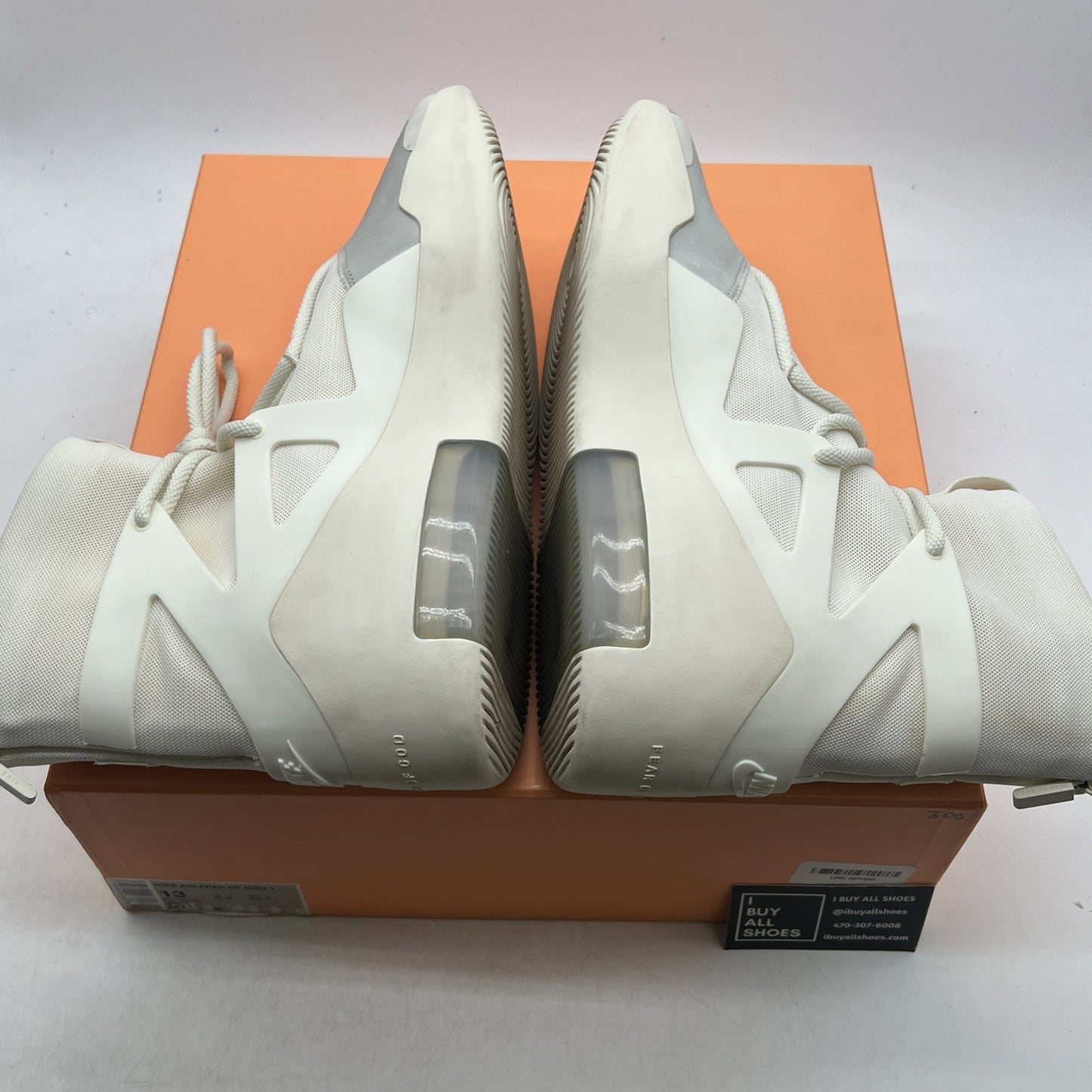 Size 13 - Nike Air Fear Of God 1 Sail (AR4237-100)