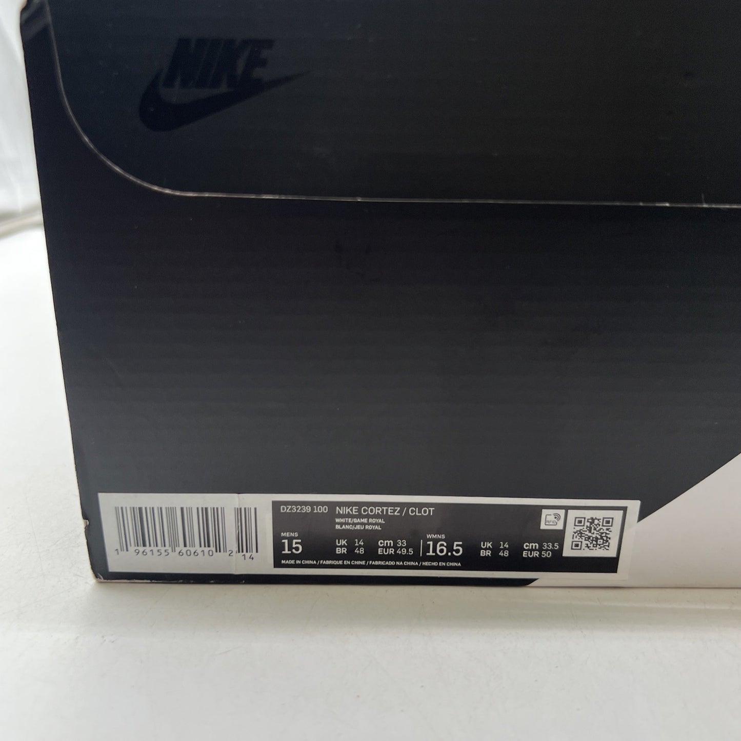 Size 15 - Nike CLOT x Cortez Forrest Gump (DZ3239-100)