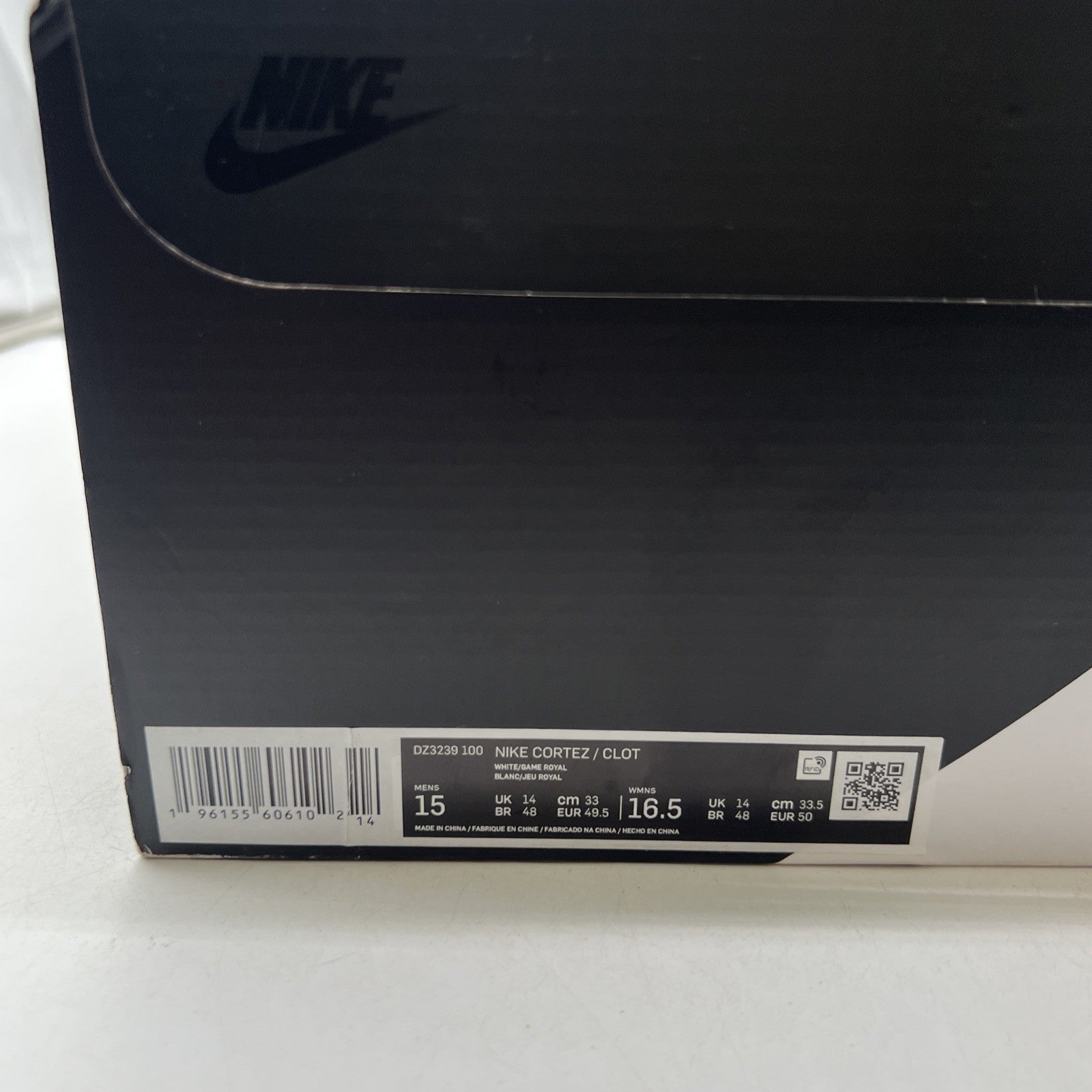 Size 15 - Nike CLOT x Cortez Forrest Gump (DZ3239-100)