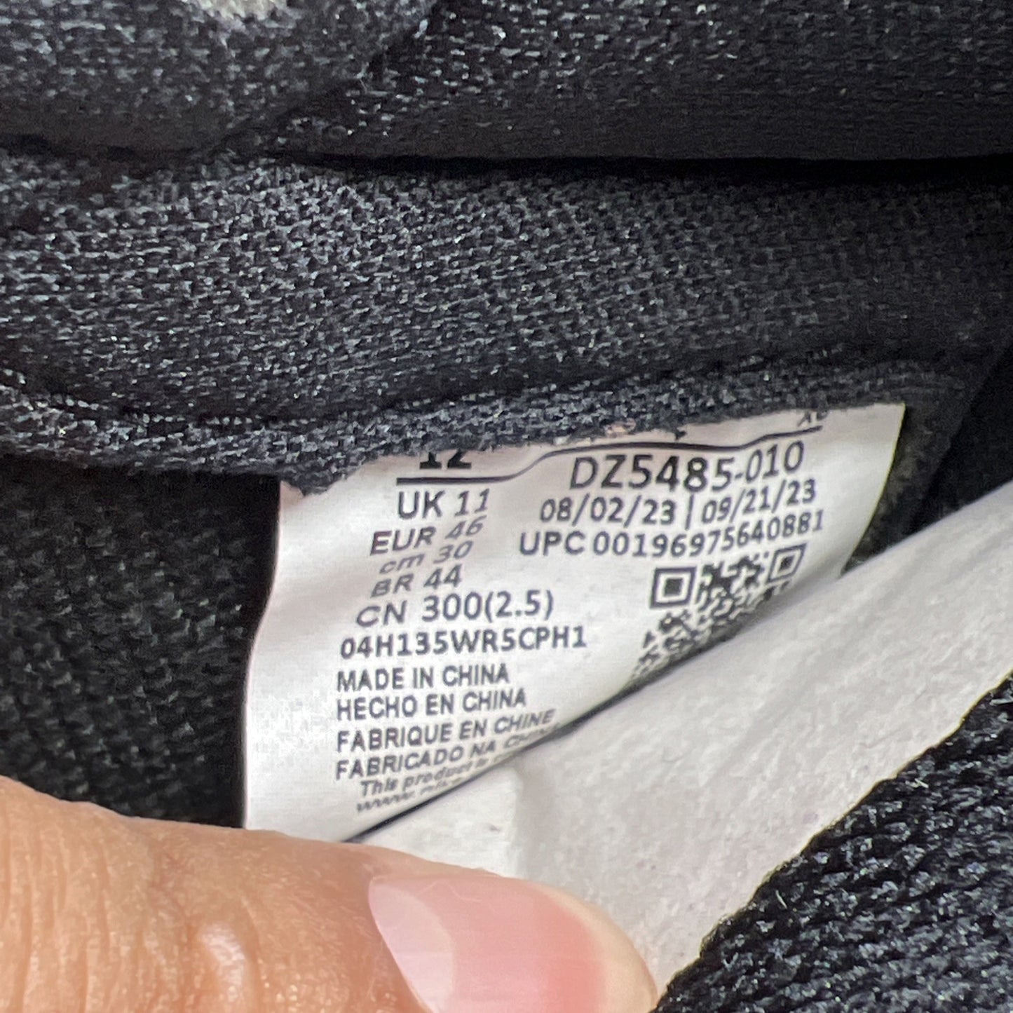 Size 12 - Air Jordan 1 Retro OG High Black White 2.0 (DZ5485-010)