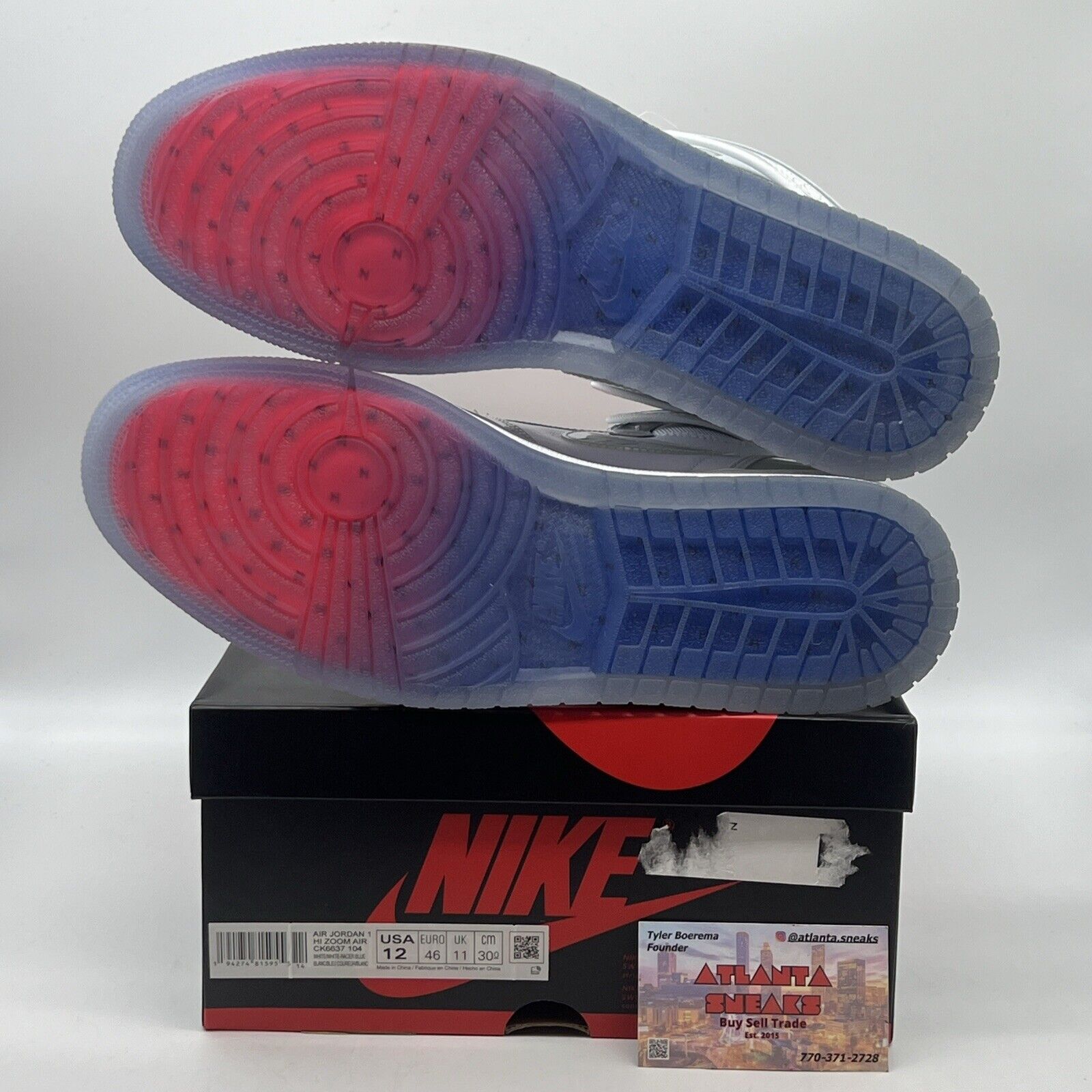 Size 10.5 - Jordan 1 High Zoom Racer Blue 2020 Brand New Og All