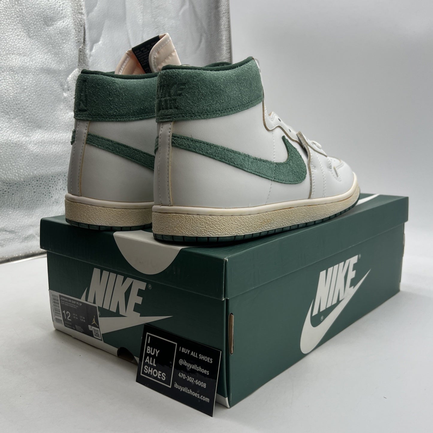 Size 12 - A Ma Maniére x Air Jordan Jordan Air Ship PE SP Green Stone