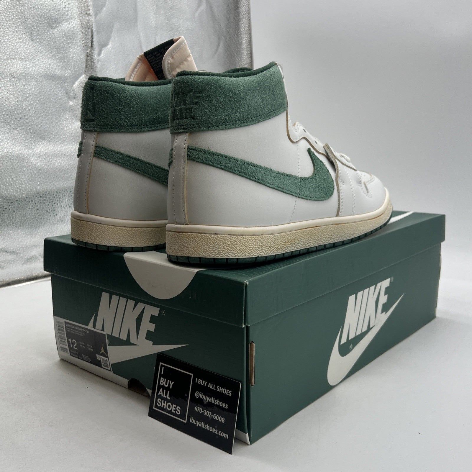Size 12 - A Ma Maniére x Air Jordan Jordan Air Ship PE SP Green Stone