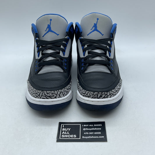 Size 9 - Air Jordan 3 Retro Sport Blue (136064-007)