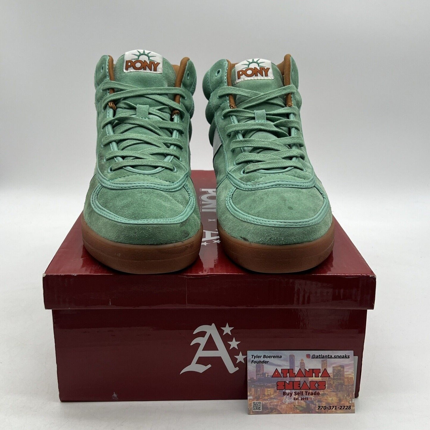 Size 10 - Pony Atmos Slam Dunk Statue Of Liberty Green (1710058-6EE)