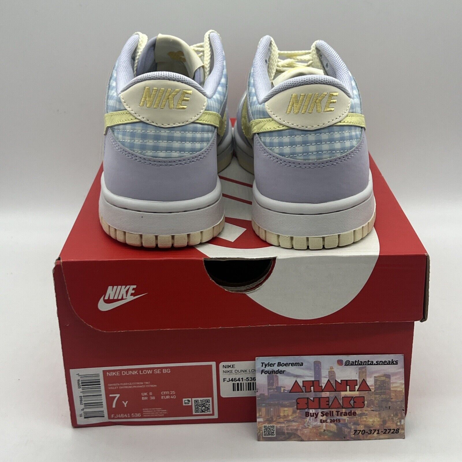 Nike Dunk Low SE BG Easter 2023 FJ4641-536 Size 7Y Brand New Og All