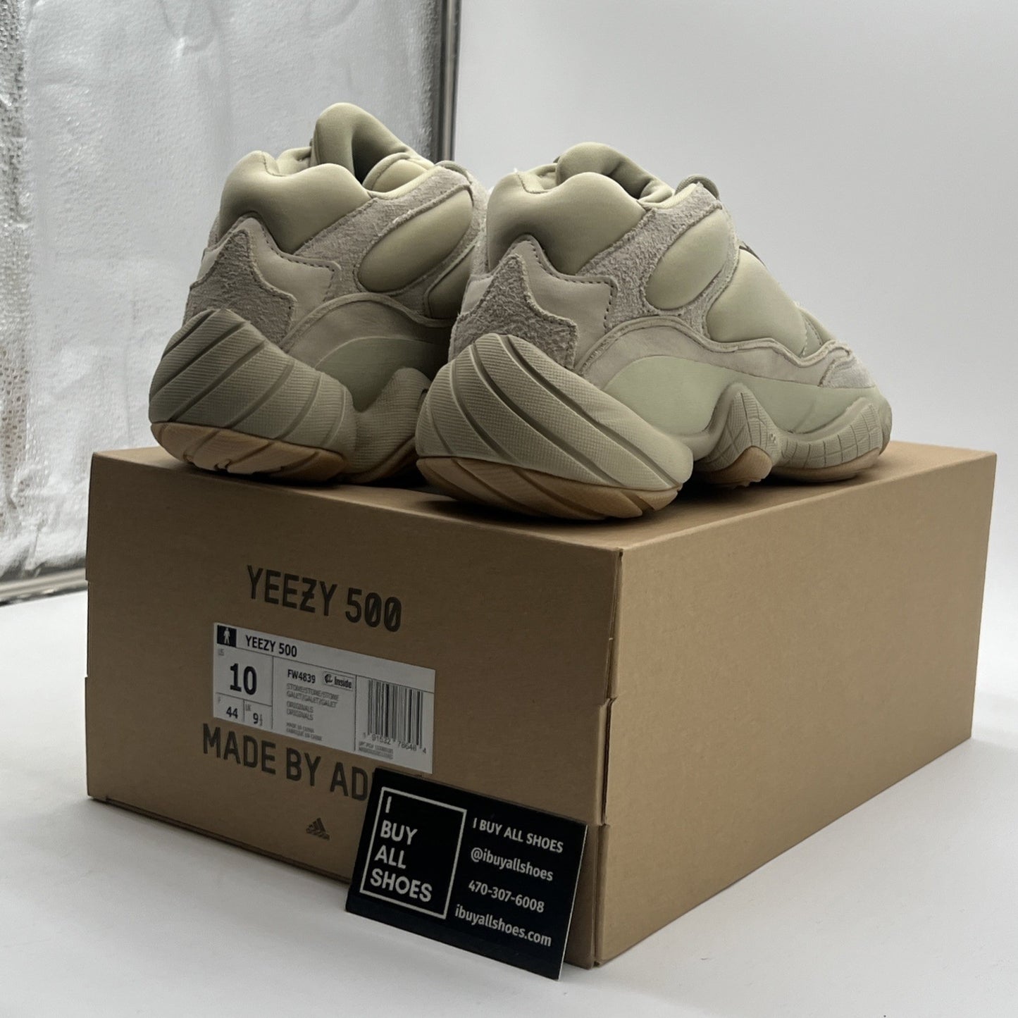 Size 10 - Adidas Yeezy 500 Stone (FW4839)