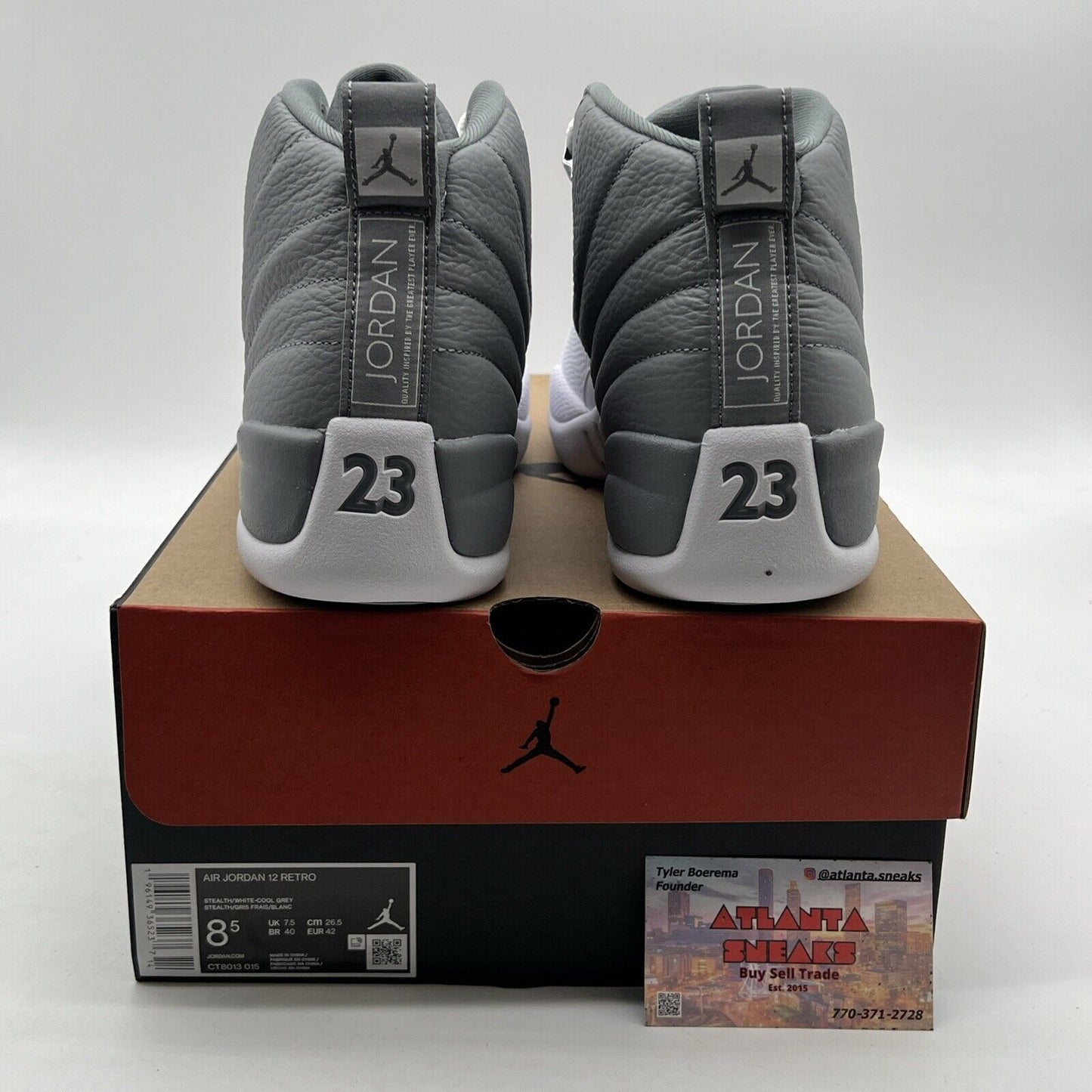 Size 8.5 - Air Jordan 12 Stealth 2022 (CT8013-015)