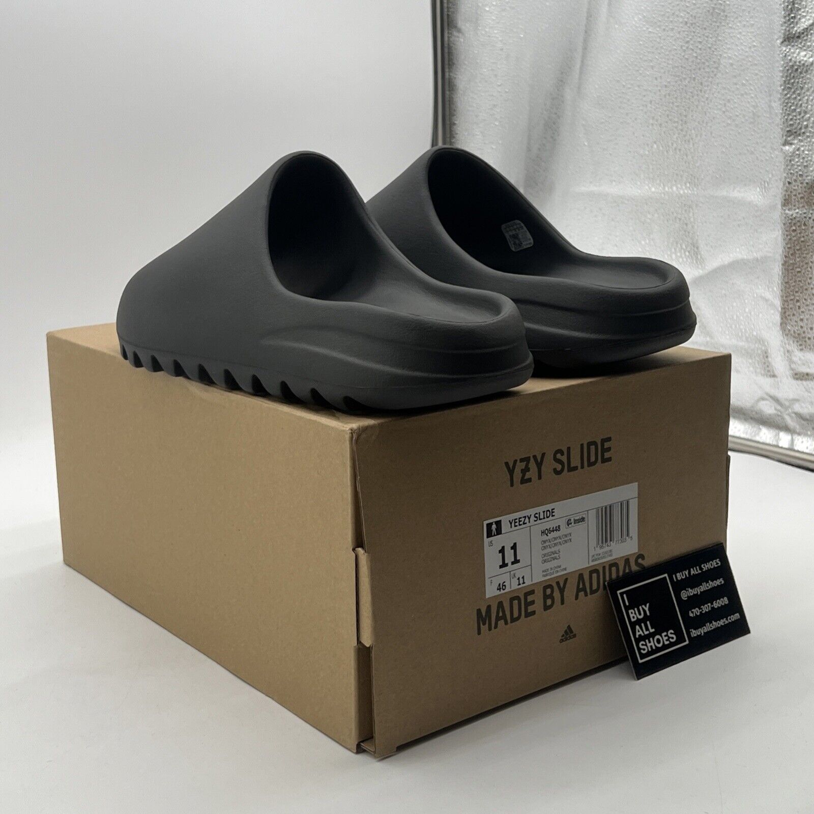 Size 11 - Adidas Yeezy Slide Onyx (HQ6448)