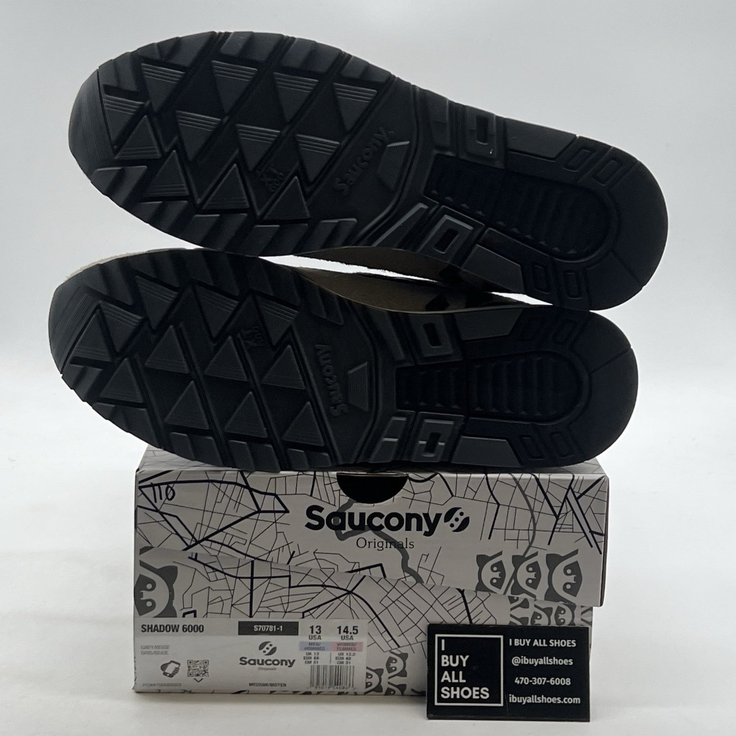 Size 13 - Saucony Shadow 6000 Good Manner Raccoon (S70781-1)