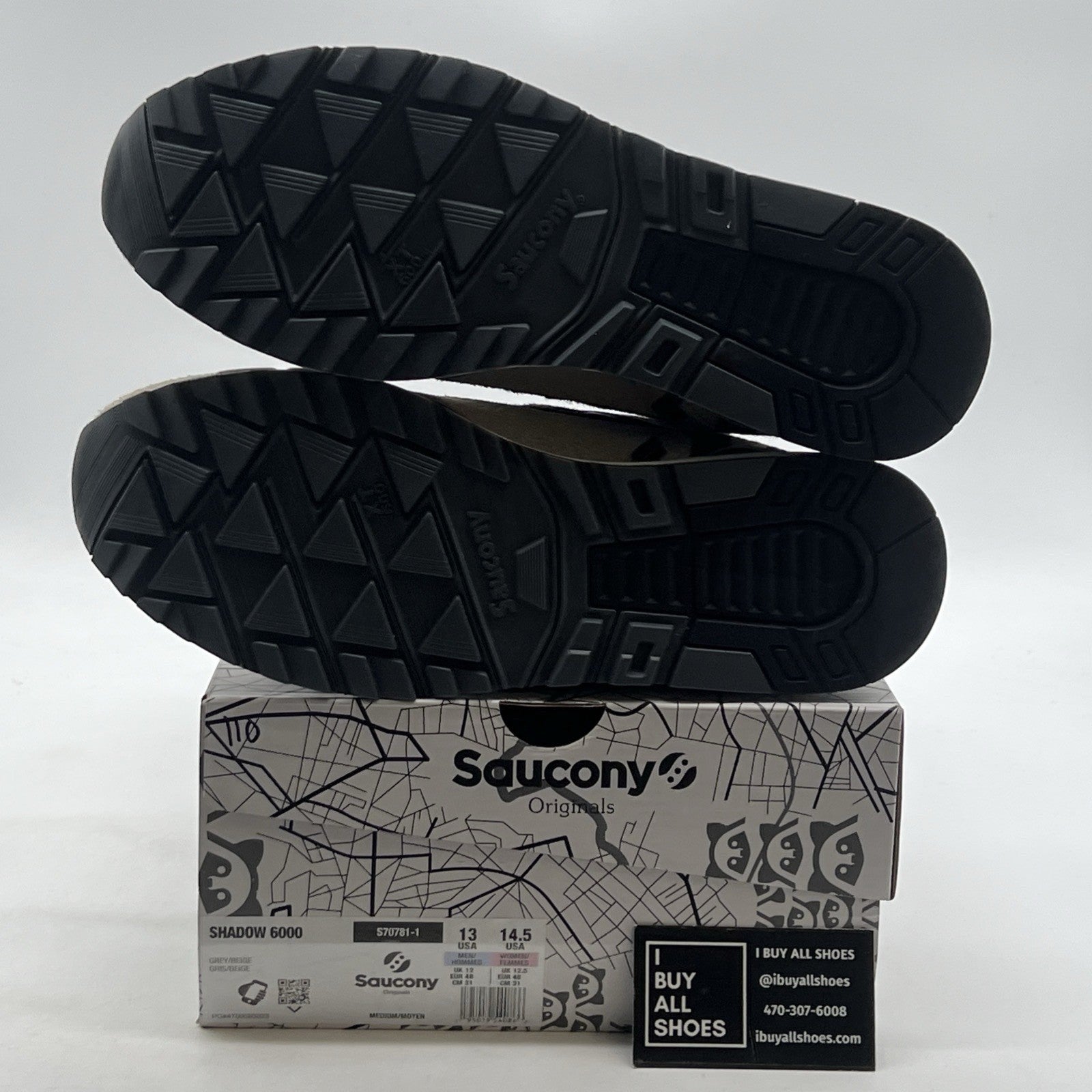 Size 13 - Saucony Shadow 6000 Good Manner Raccoon (S70781-1)