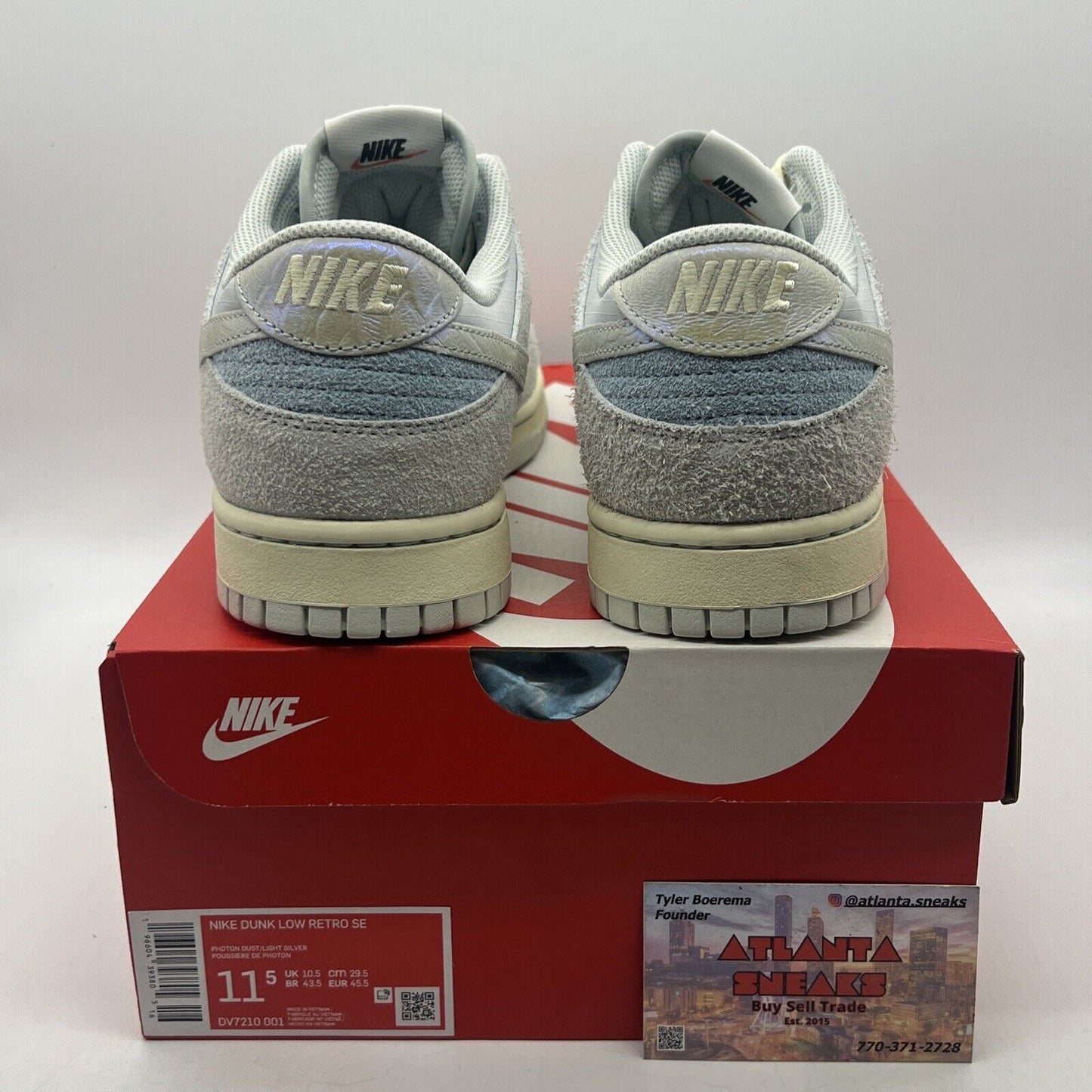 Size 11.5 - Nike Dunk SE Low Gone Fishing - Chinook Salmon Suede (DV7210-001)