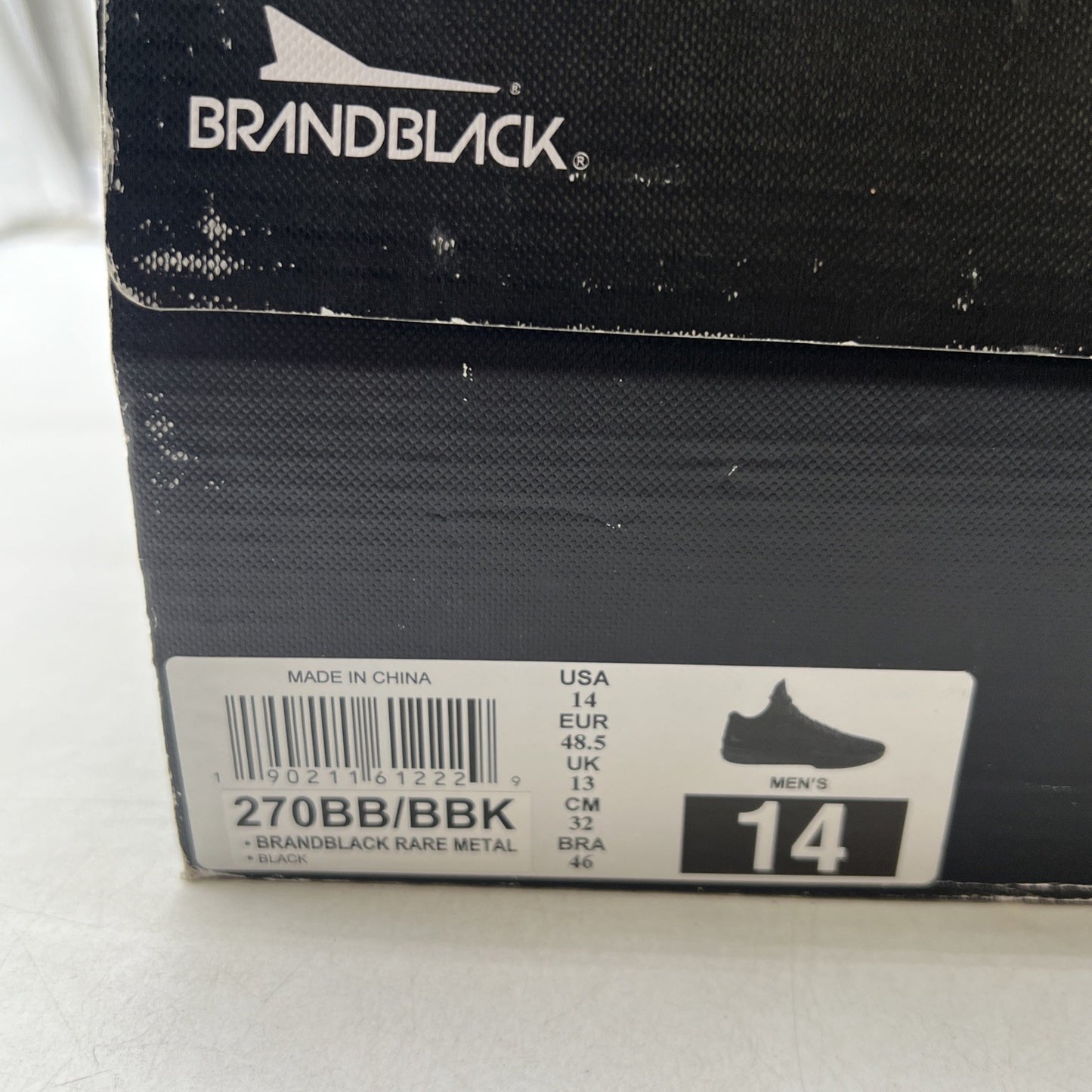 Size 14 - BrandBlack Rare Metal Sneakers (270BB/BBK)