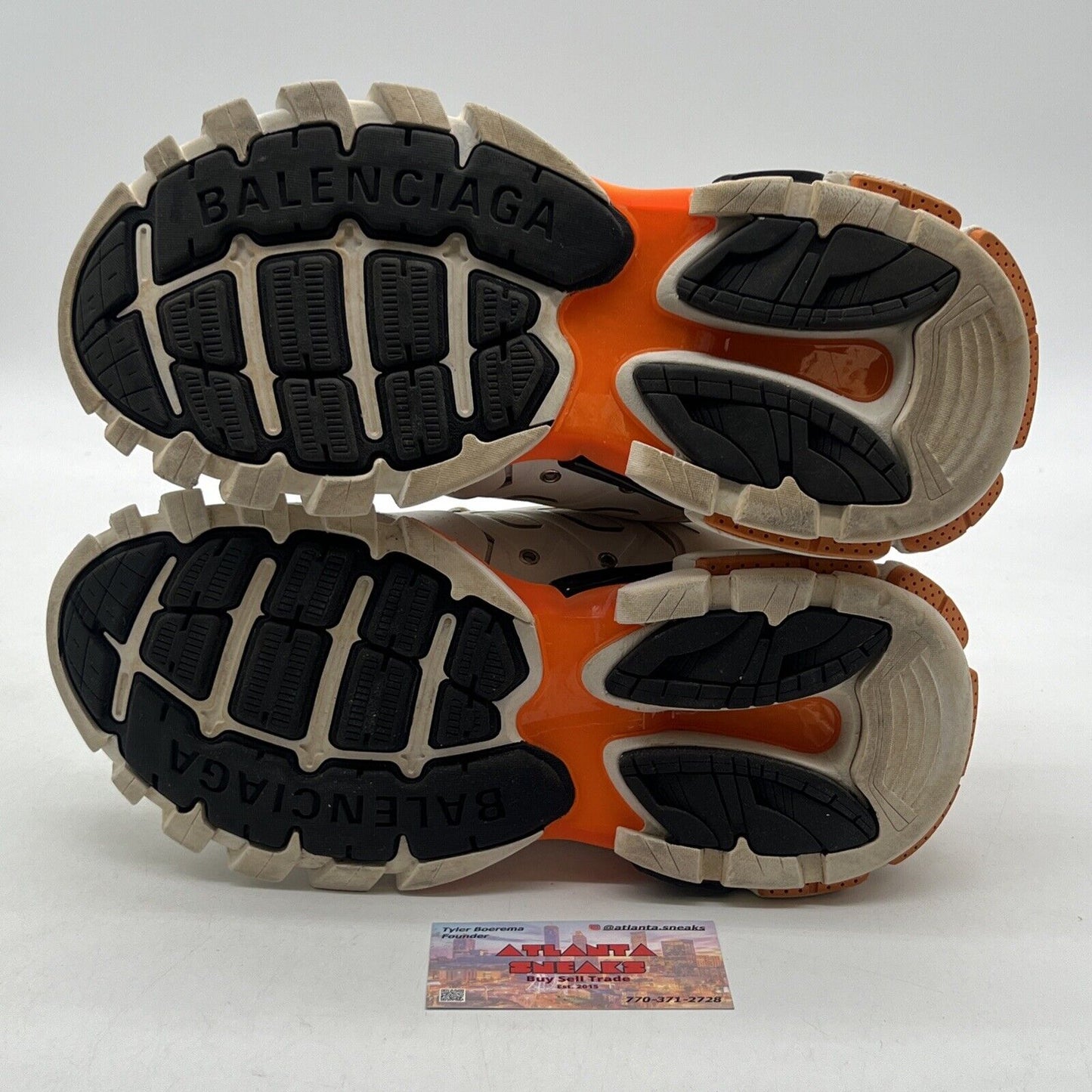 Size 41 (8 US) - Balenciaga Track ' White, Orange
